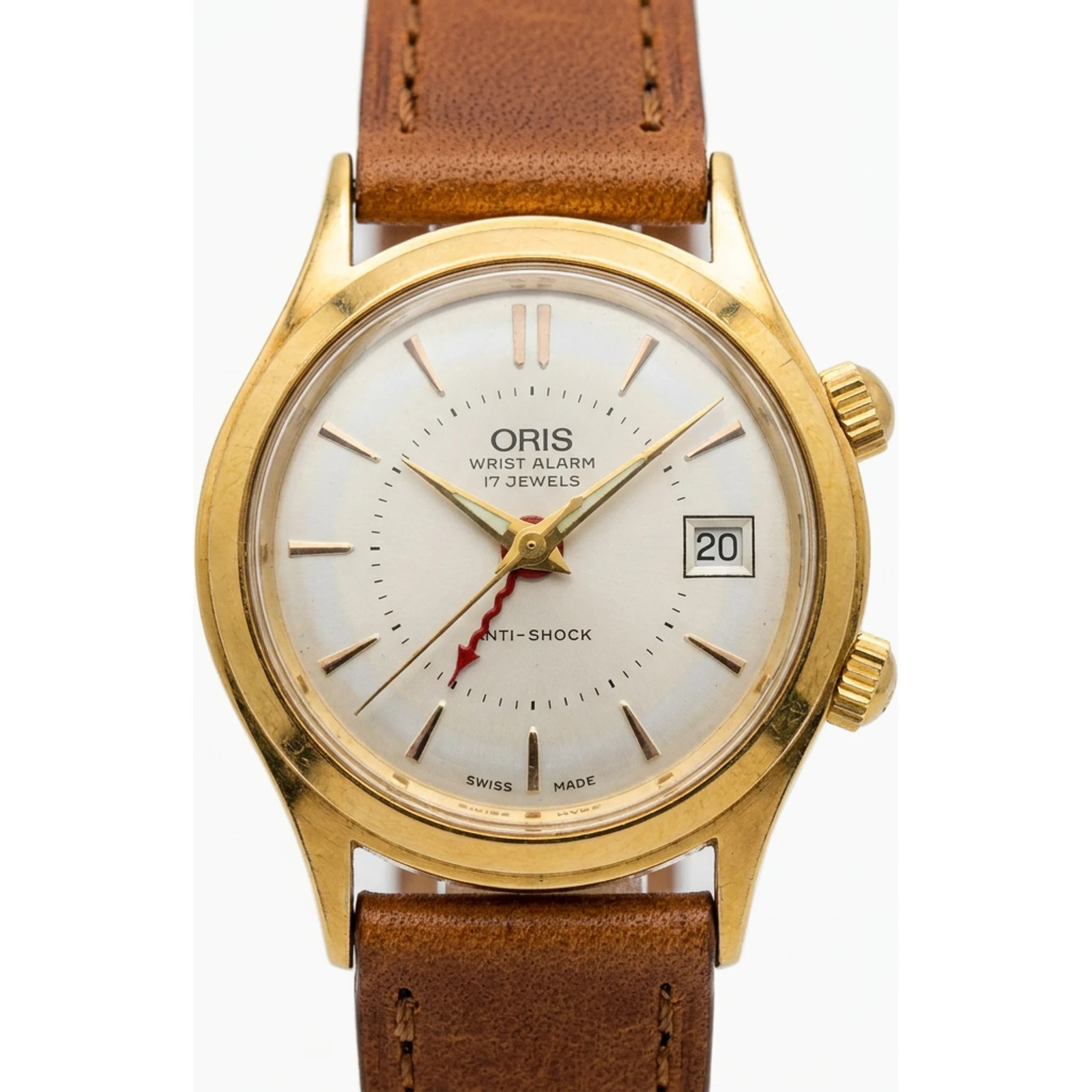 Oris Wrist Alarm 17 Jewels Anti-Shock 420-7387
