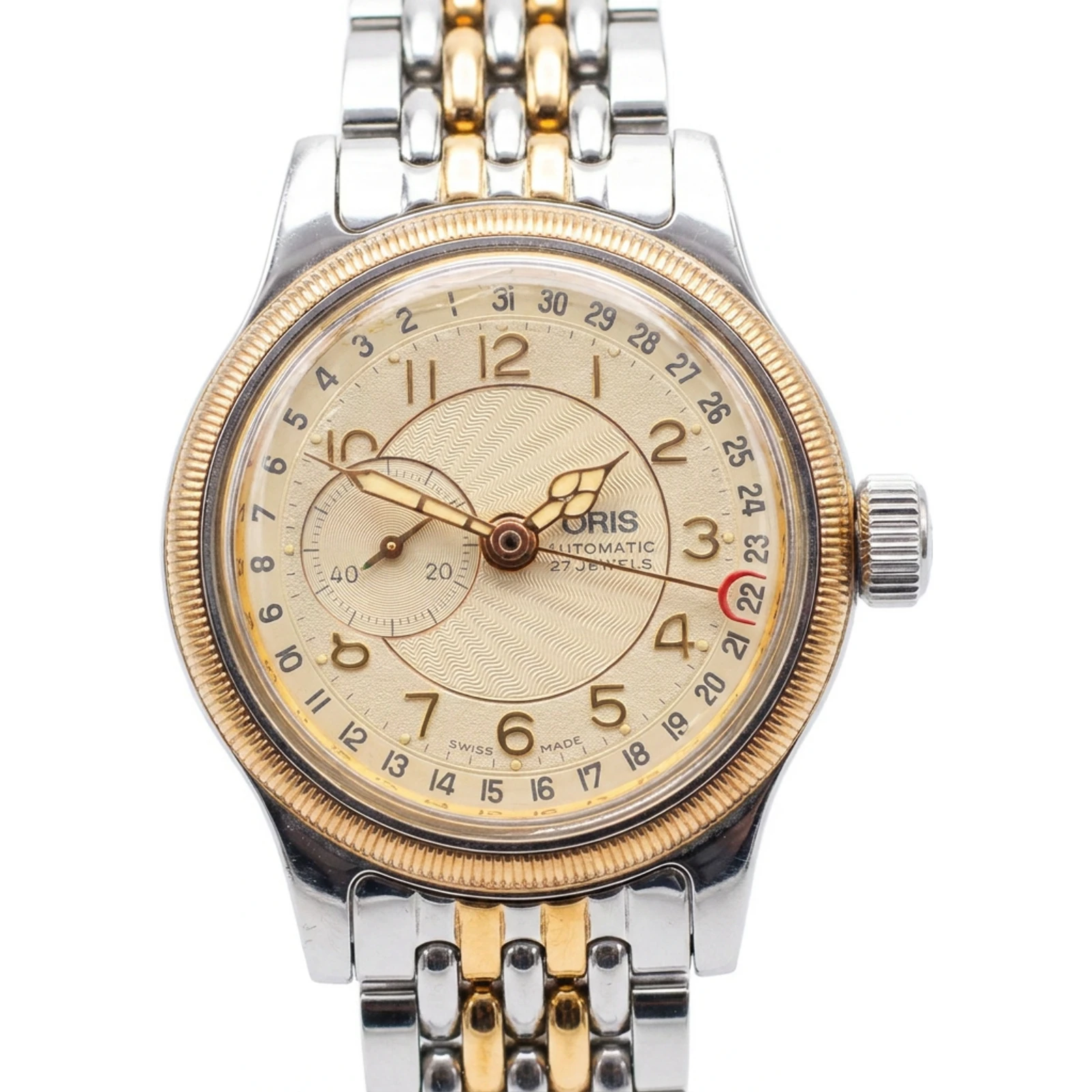 Oris Reverse Pointer Date Small Seconds 7462
