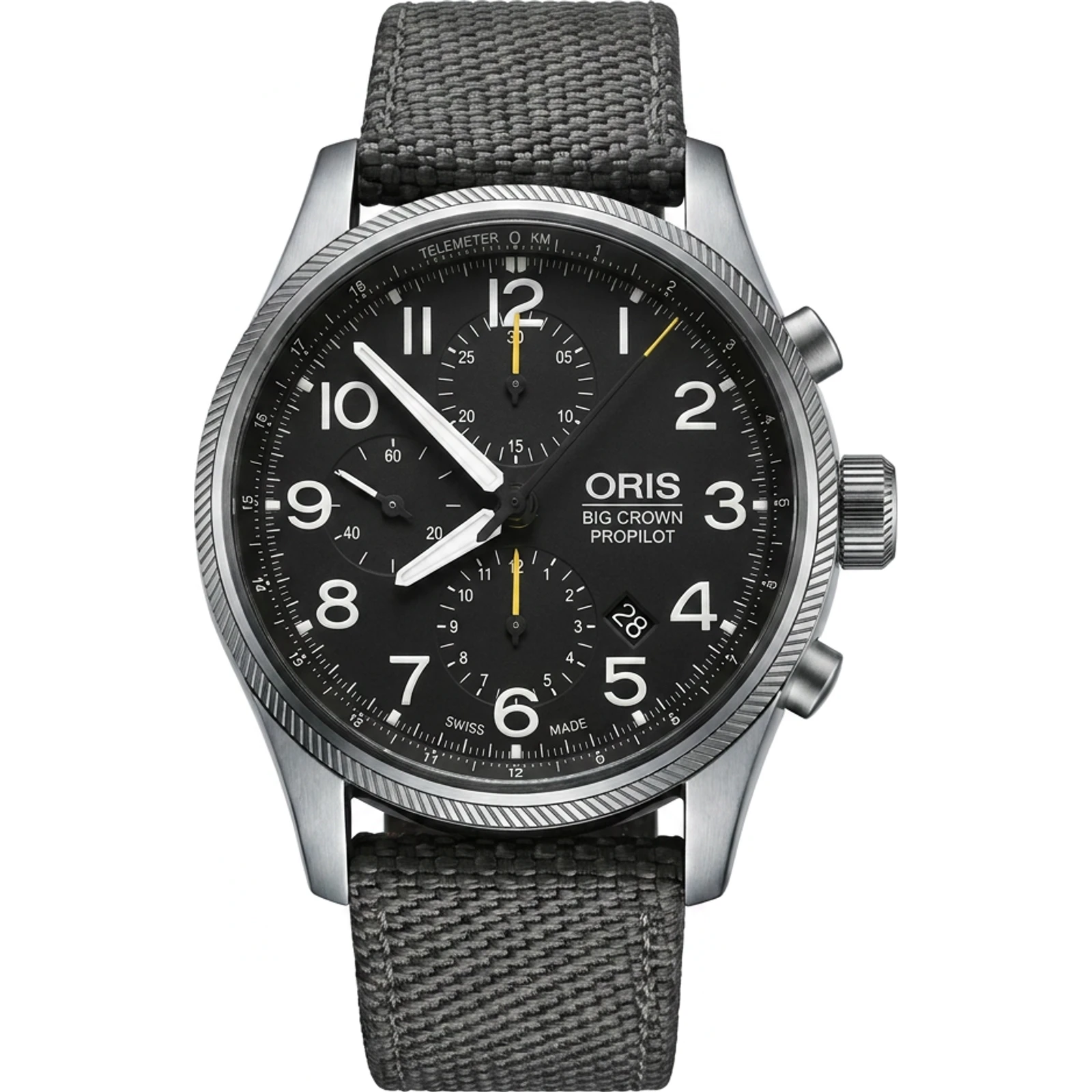 Oris Men's 01 774 7699 4134-07 5 22 15FC Big Crown PP Chrono Watch