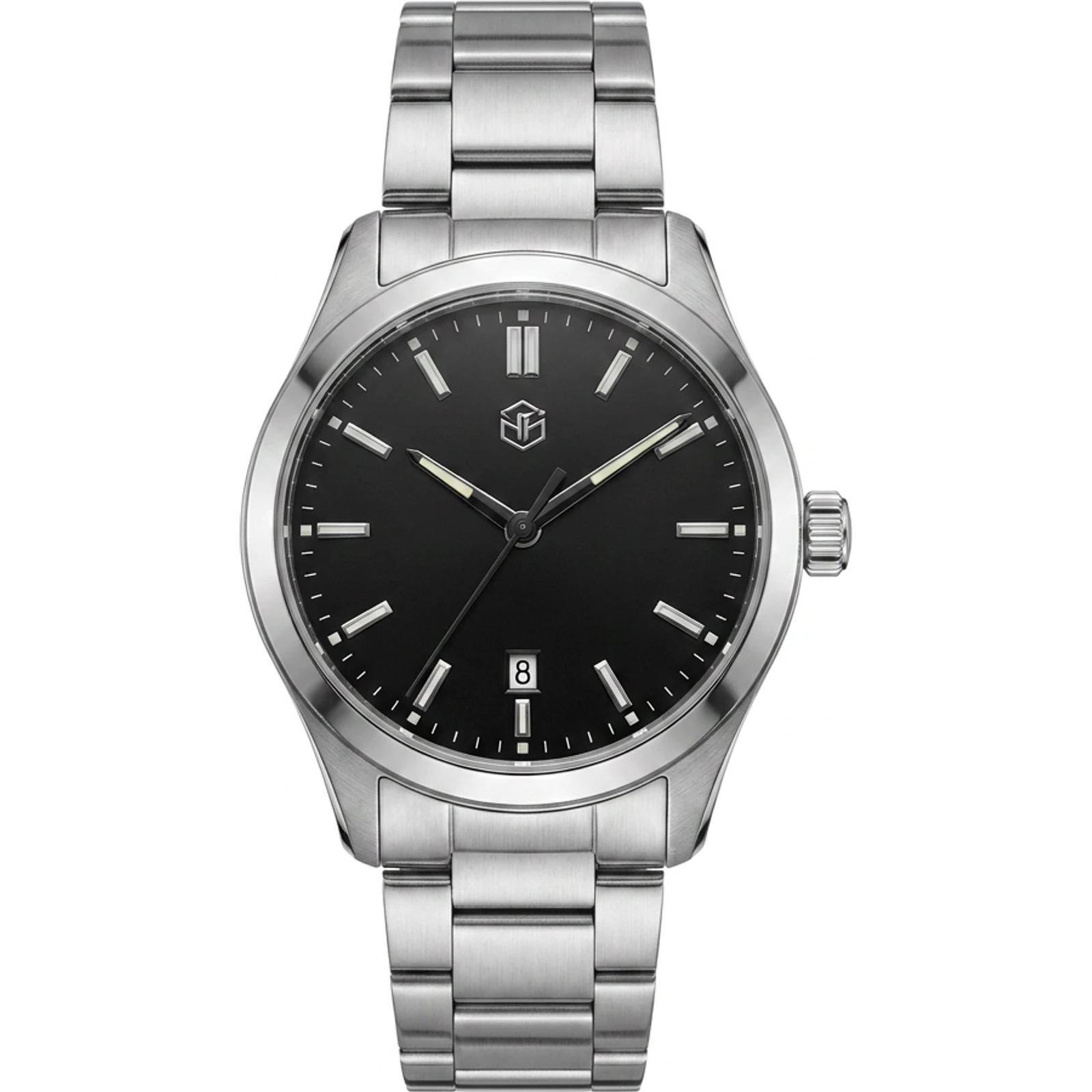 Oris XXL Date Black Dial TwentyFive Jewels 7512 CVD