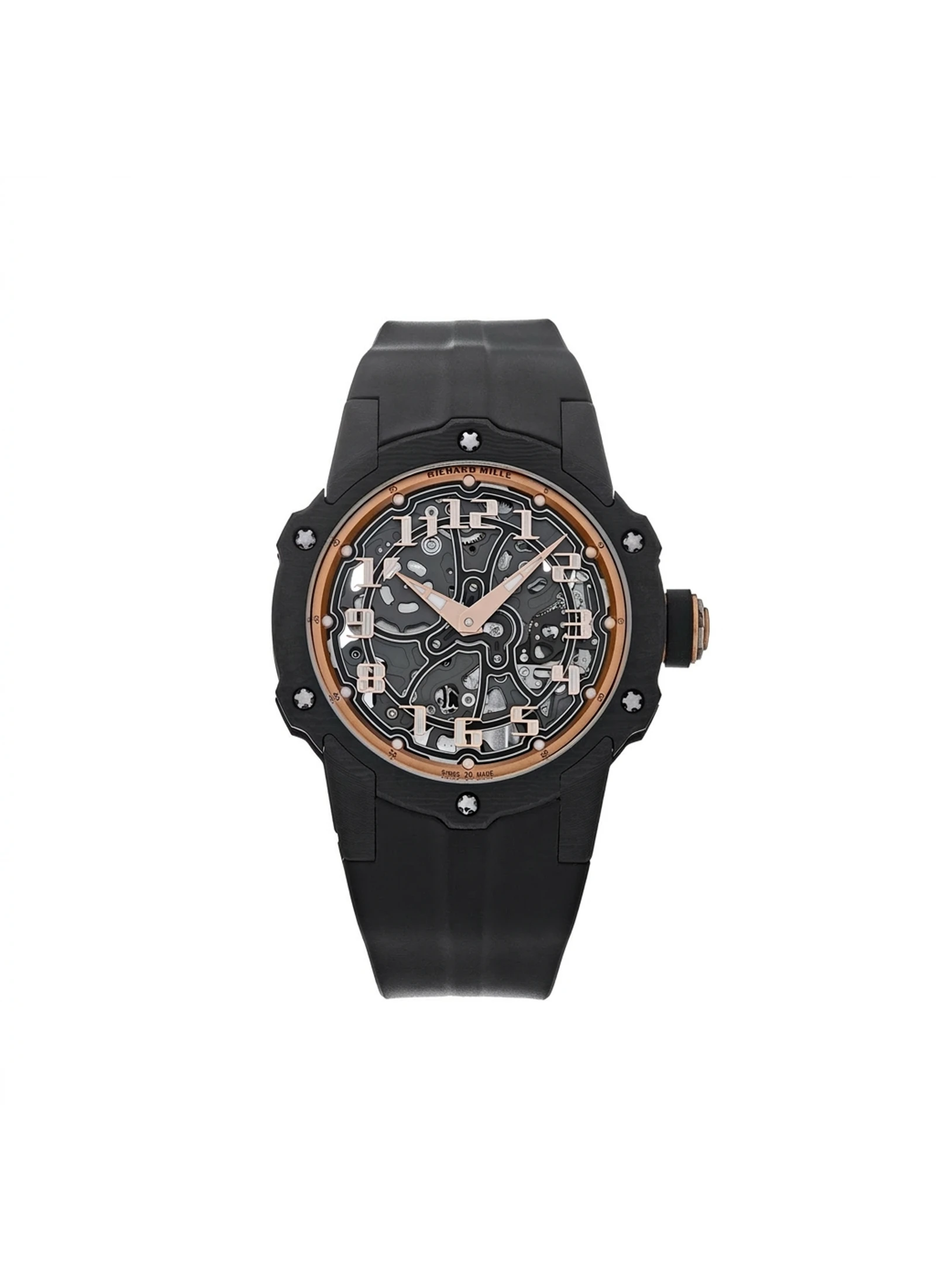Richard Mille RM 33-02 Carbon TPT 18K Rose Gold Transparent Dial