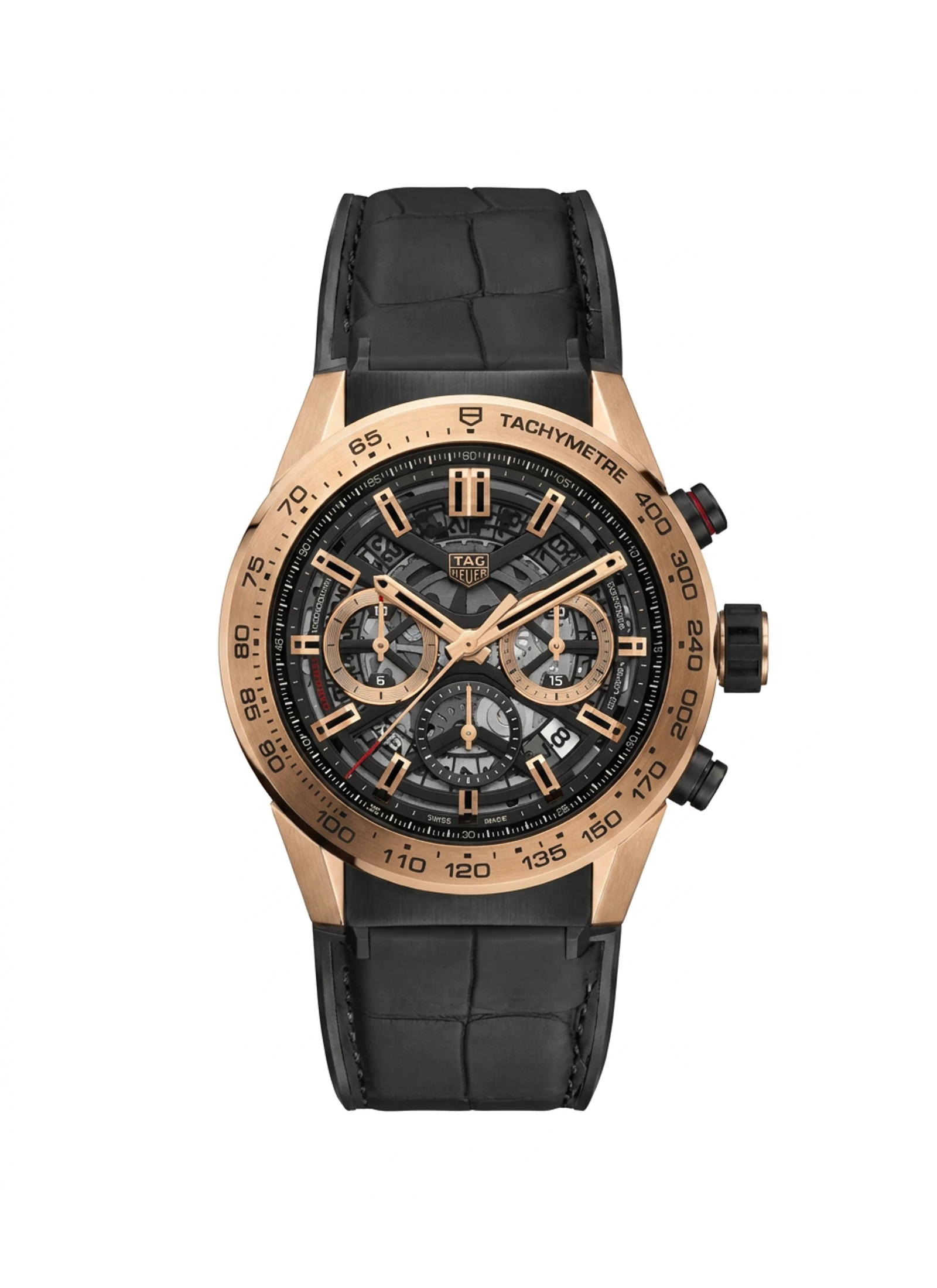 TAG Heuer Men's CBG2A51.FC6450 45mm Calibre Heuer 02 Watch