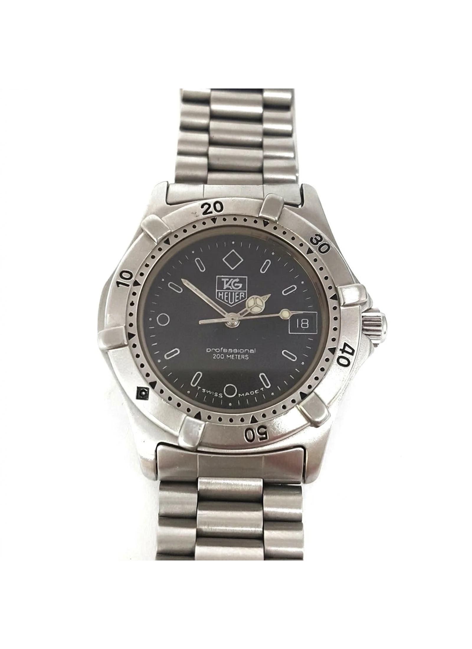 TAG Heuer Professional 962.006 Black Date 200m Quartz