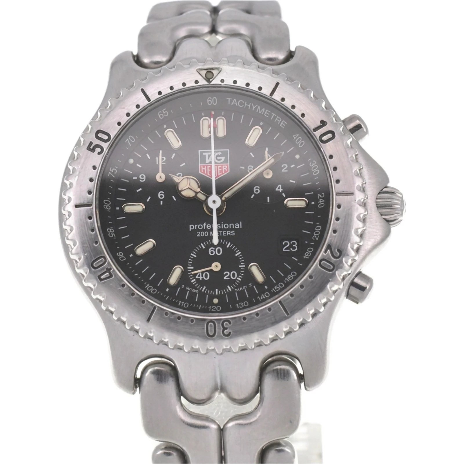 TAG Heuer SEL.s/el CG1111-0 Chronograph white Dial Quartz CG1110-0