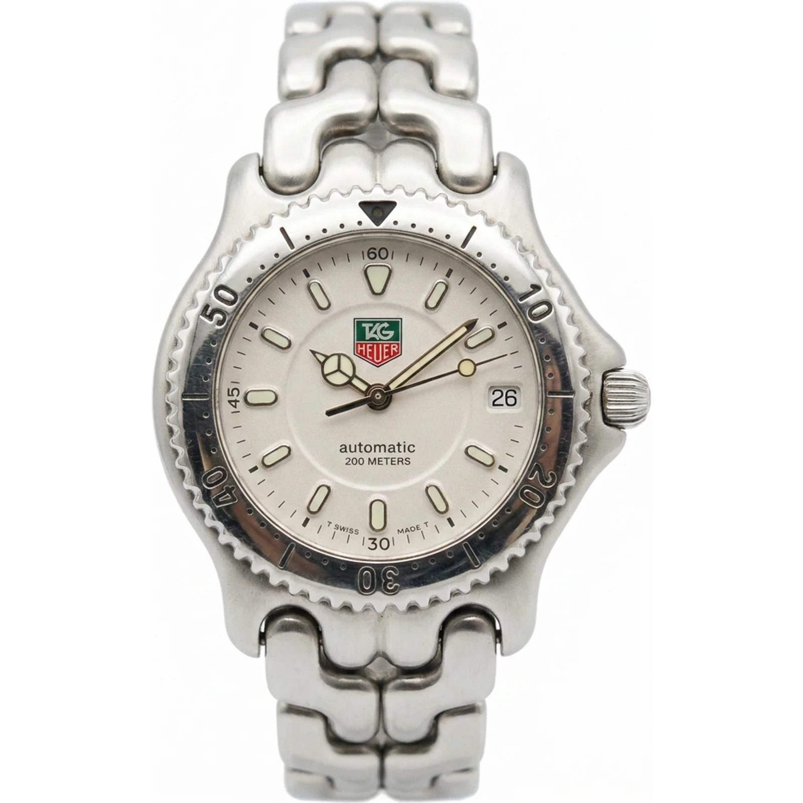 TAG Heuer S89.706 Automatic Diver 200m WHITE Dial JAPAN W842