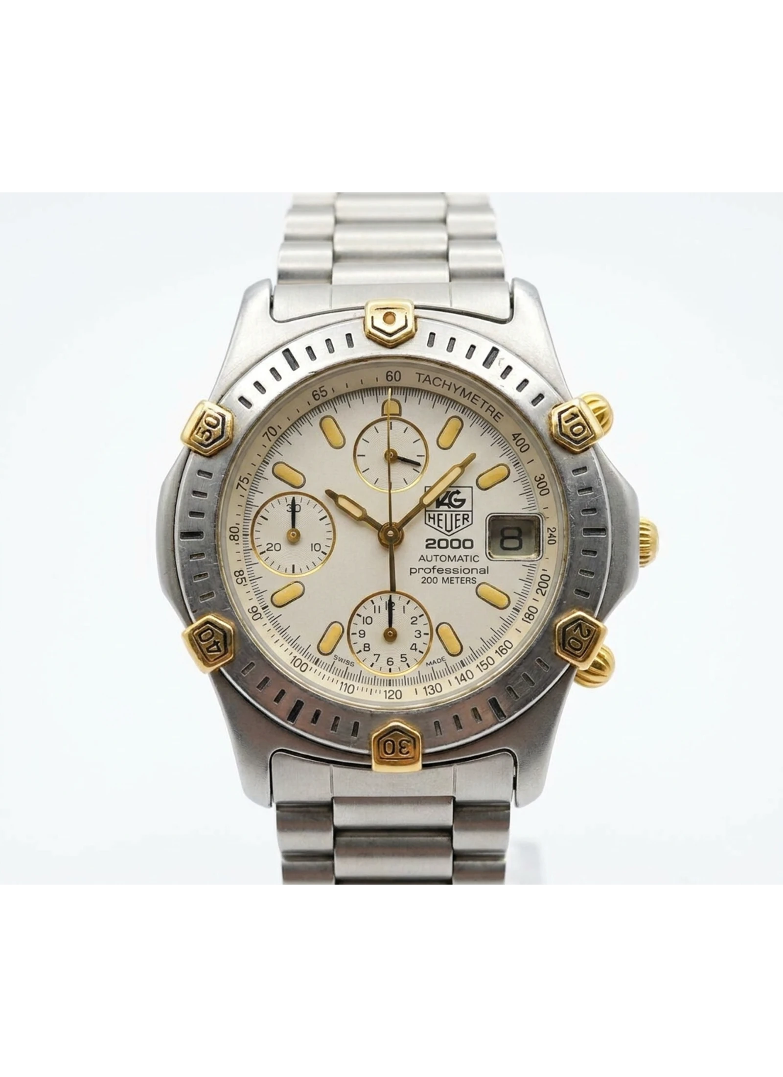 TAG Heuer Professional 200m Chronograph Gold Plate 165.806