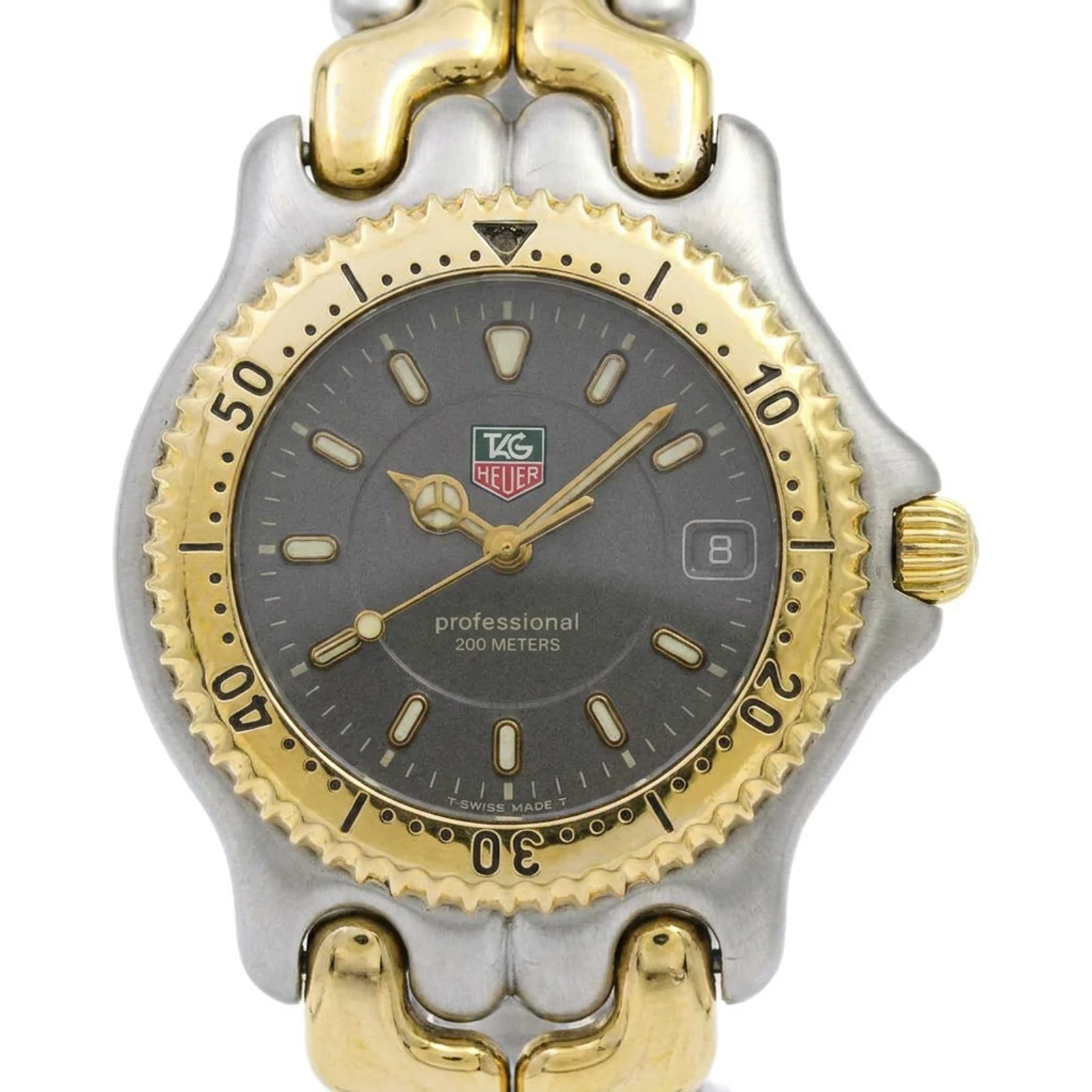 TAG Heuer Sel Professional 200M Gold Plated Steel Watch WG1120 BF558557