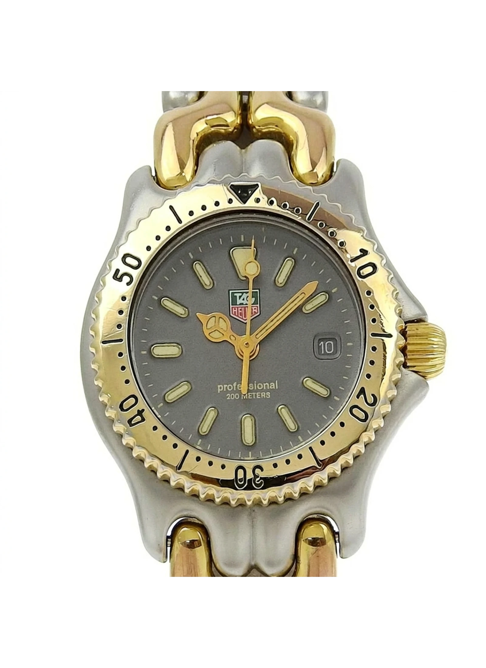 TAG Heuer Professional 200 Meters Black Dial Calendar Date Screw Down Back S95.215