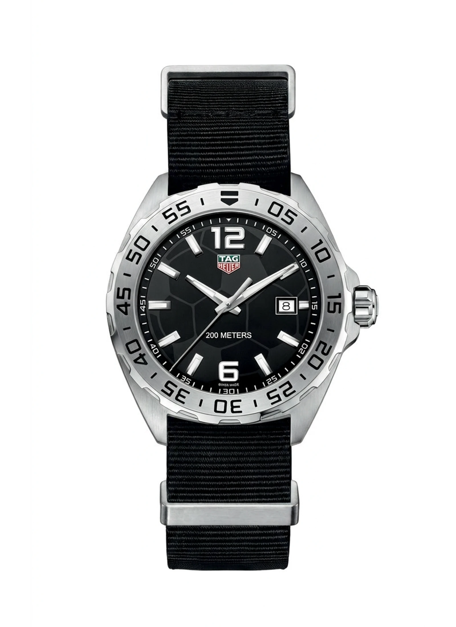 TAG Heuer Formula 1 Link Senna Black Dial 43MM Stainless Steel Quartz WAZ1012 WAZ1012.BA0883