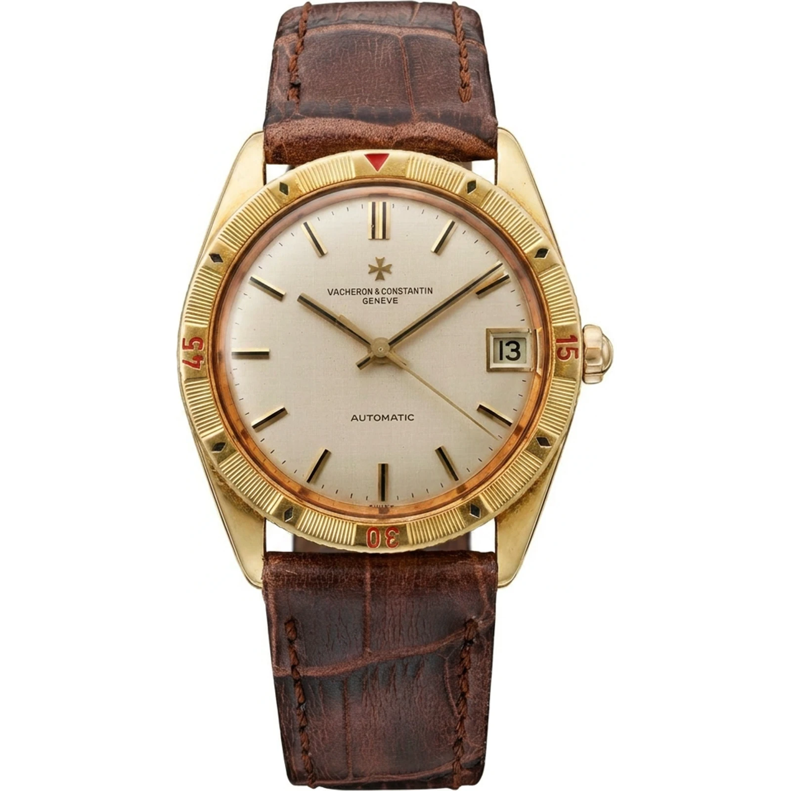 Vacheron Constantin Turn-o-graph with Golden linen dial 6782