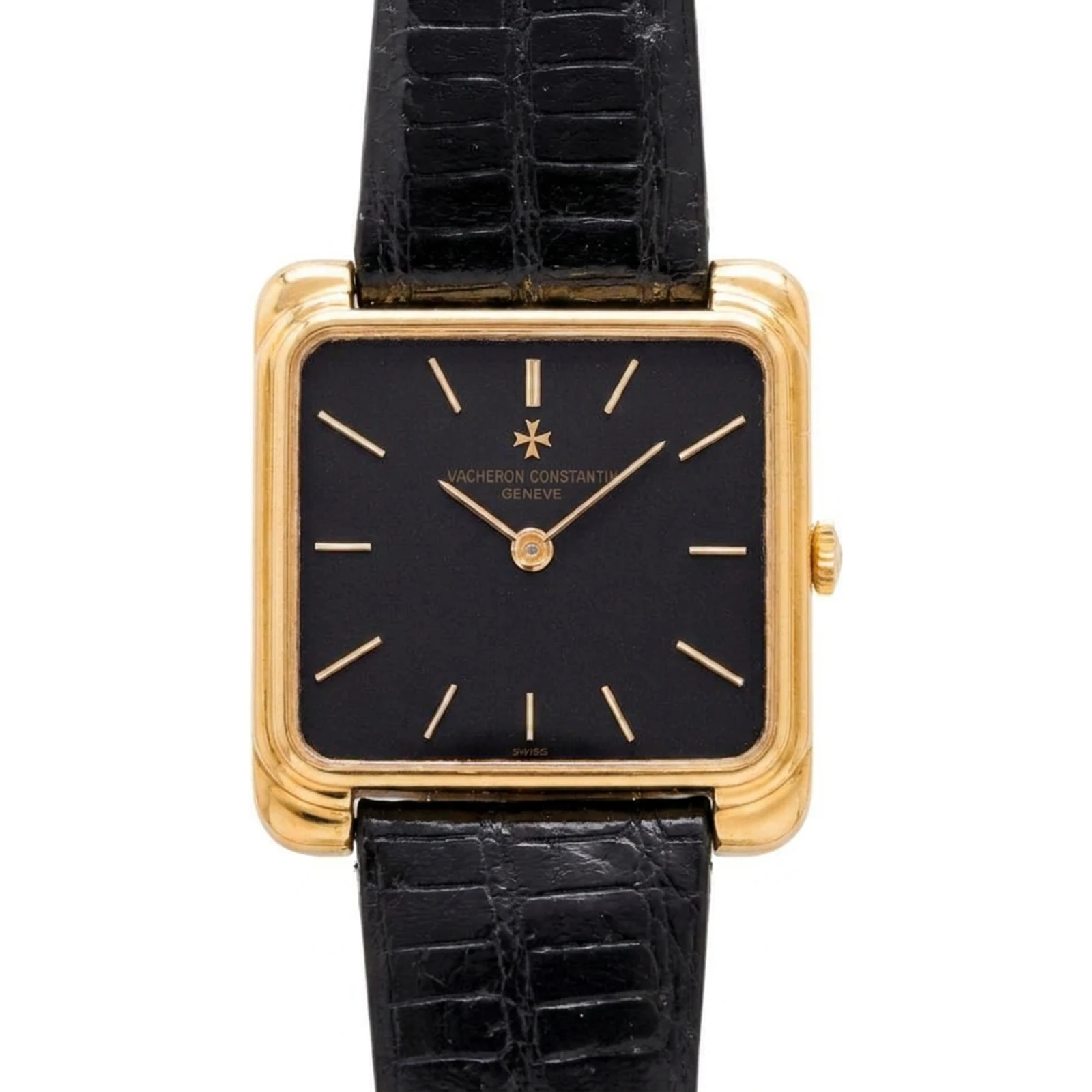 Vacheron Constantin 34008 ultra thin 18karat yellow gold hand winded tank style