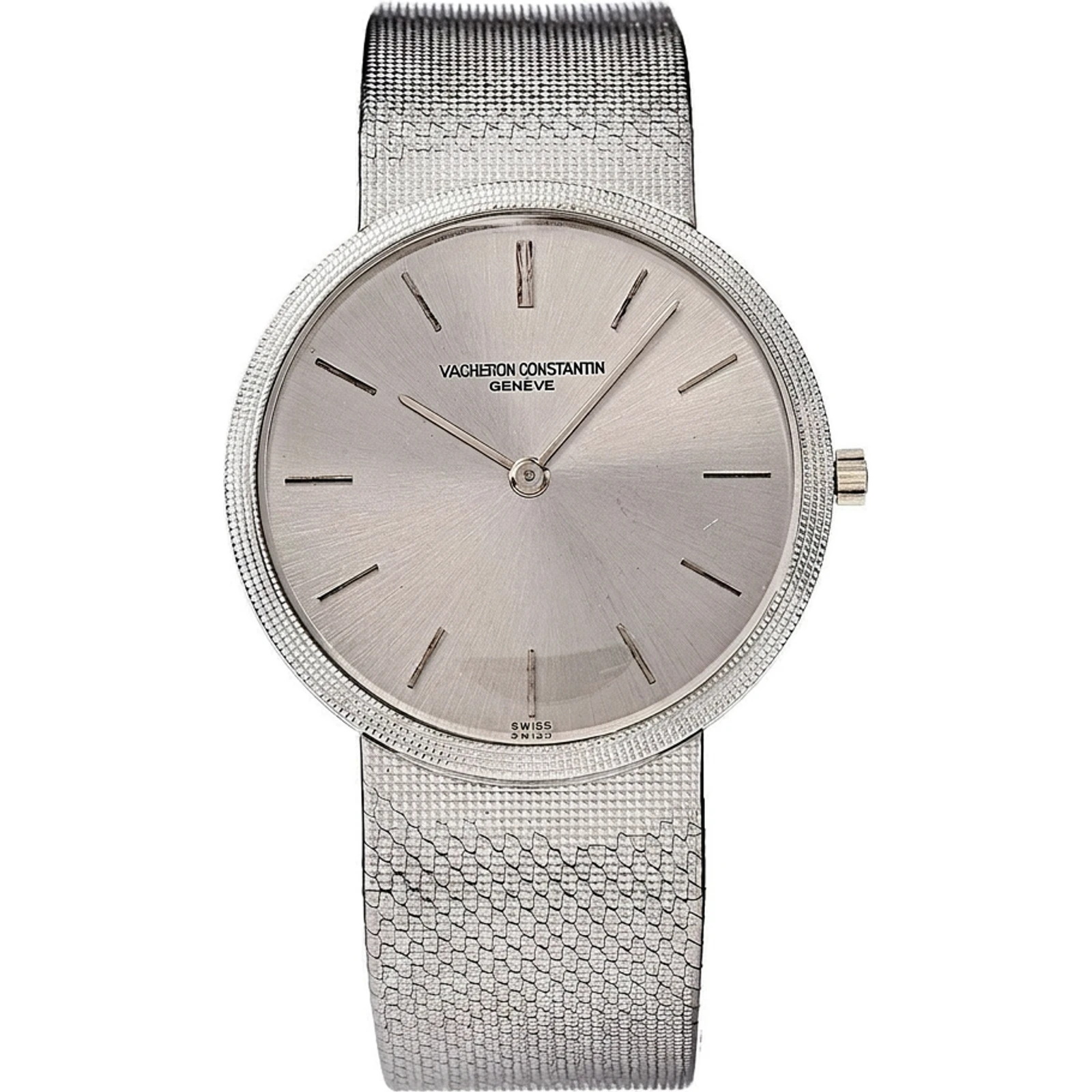 Vacheron Constantin Lady 18k Whitegold Linen Dial 6899