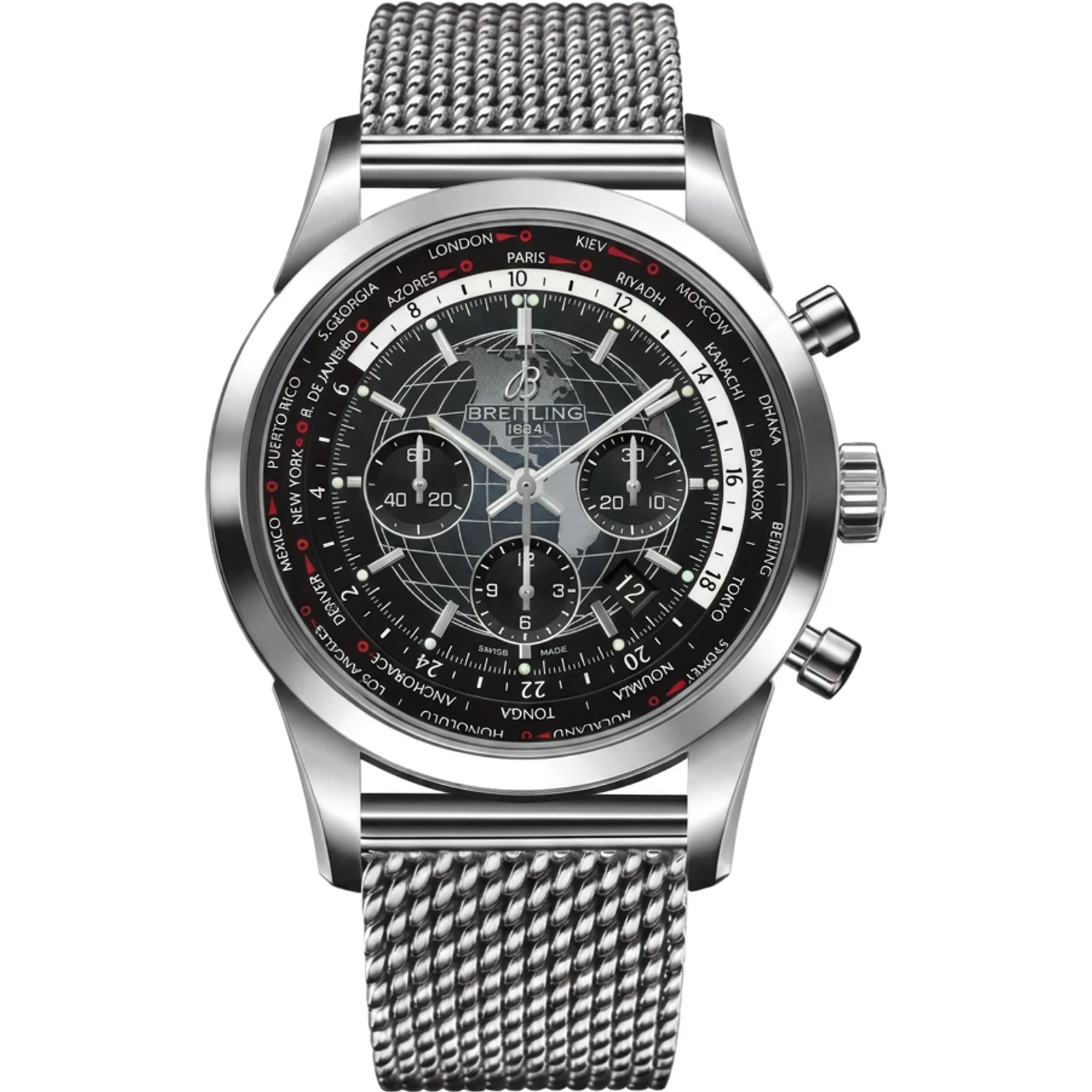 Breitling Transocean Chronograph Unitime AB0510U4/BE84/152A