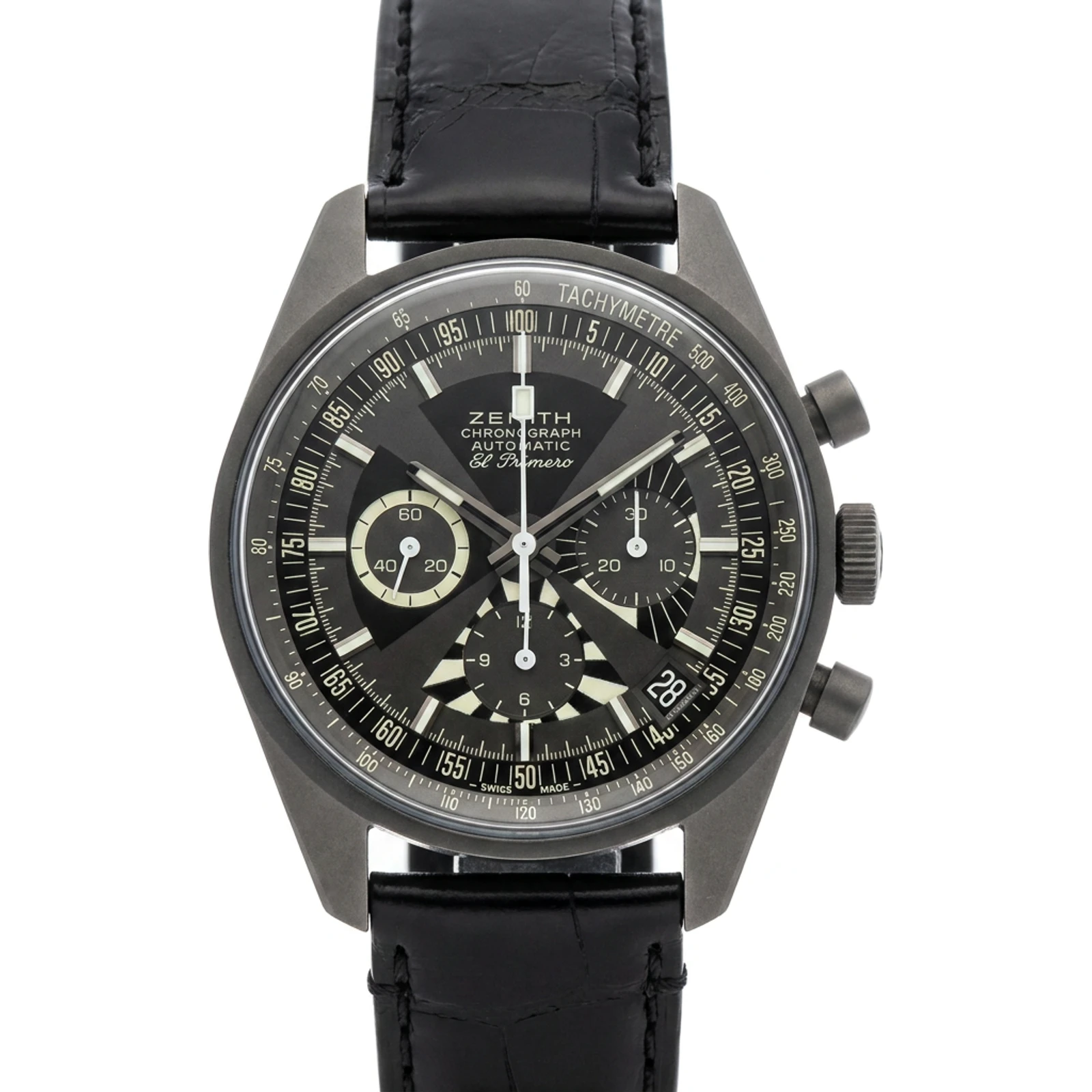 Zenith Chronomaster Revival A386 "Poker Chip" Limited 200 Pcs. Titanium - 97.G383.400/38.C881