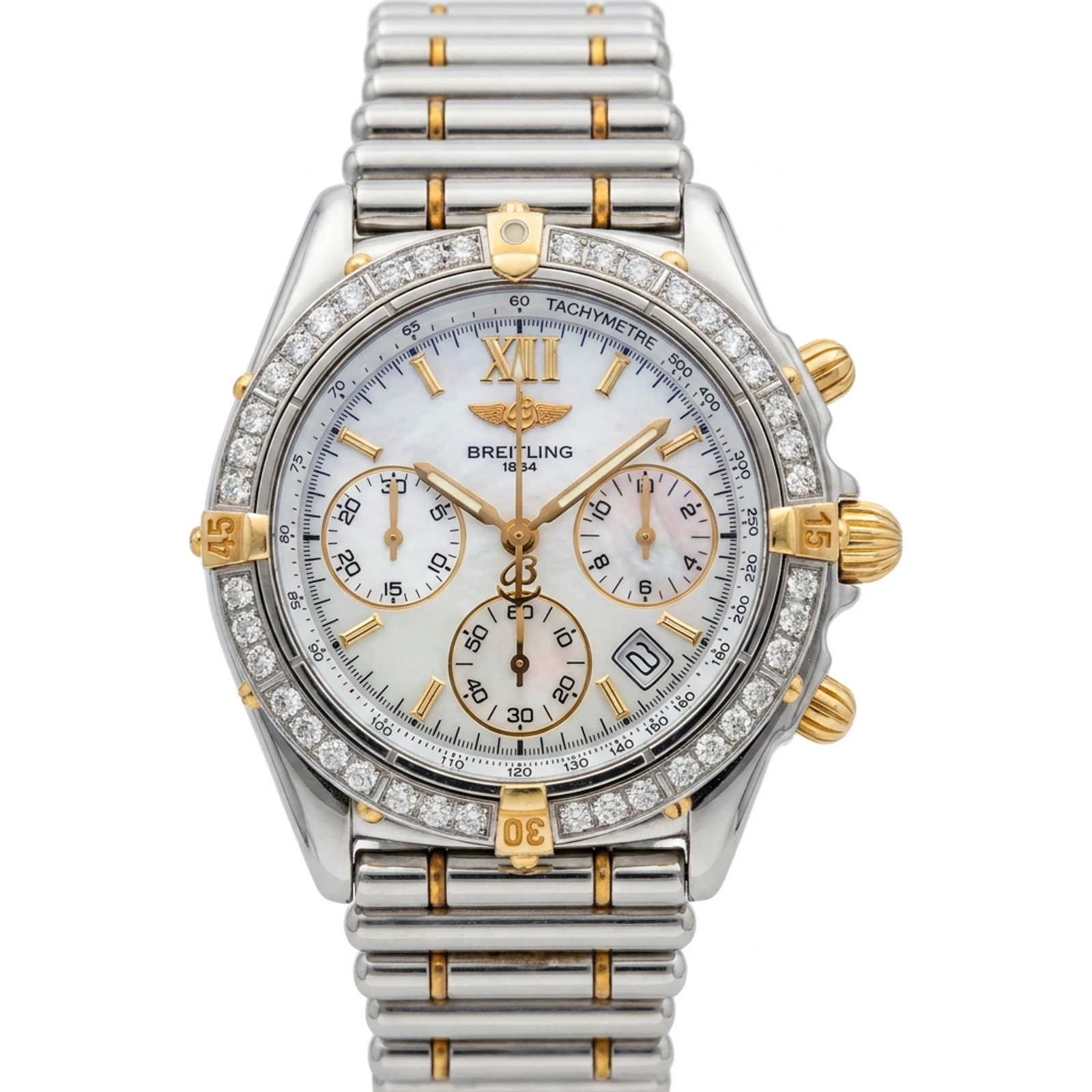 Breitling Jetstream Chrono green dial B55348