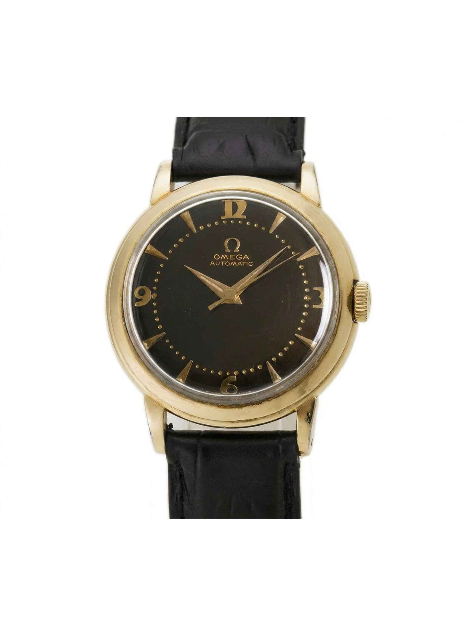 Omega Automatic Black Mirror Dial G6232 1954