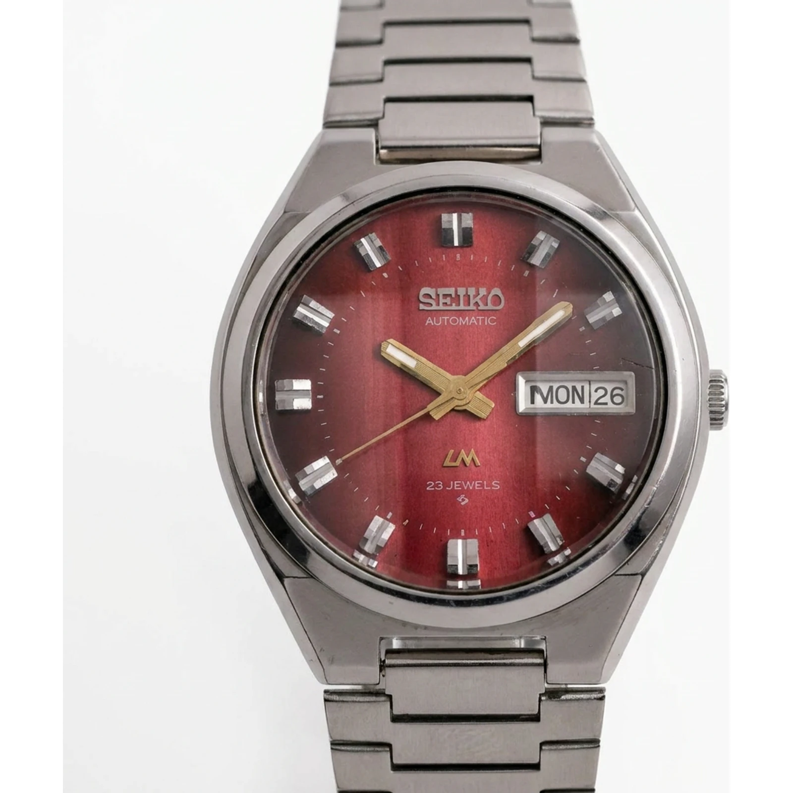 Seiko Lord Matic 1974 Lord Matic Automatic 25Jewels Dark Navy Dial 5606-7340 Days/Date Kanji