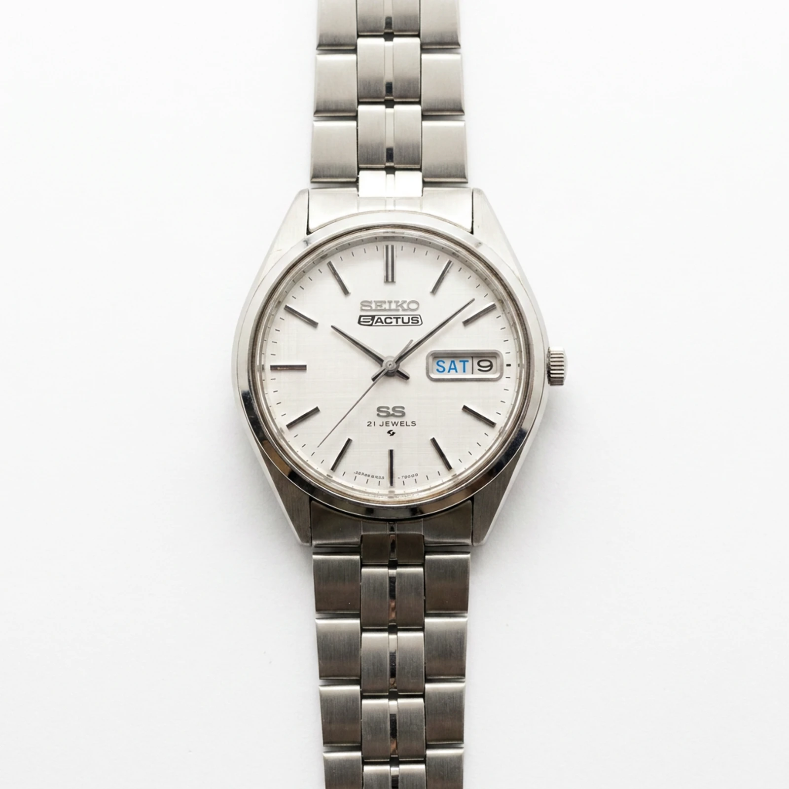 Seiko 1976 Actus SS Automatic 21Jewels White Dial 6306-7010 Days/Date Kanji JDM