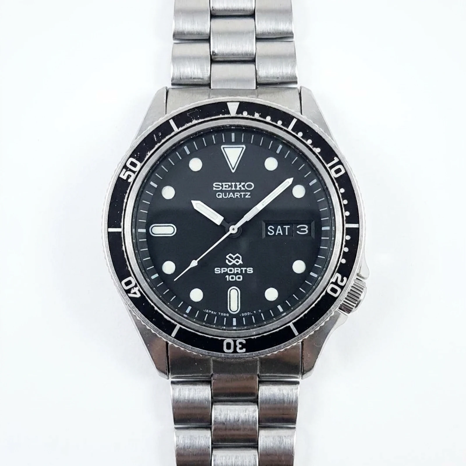 Seiko sports 100 Circa 1980's Steel 7546-604A