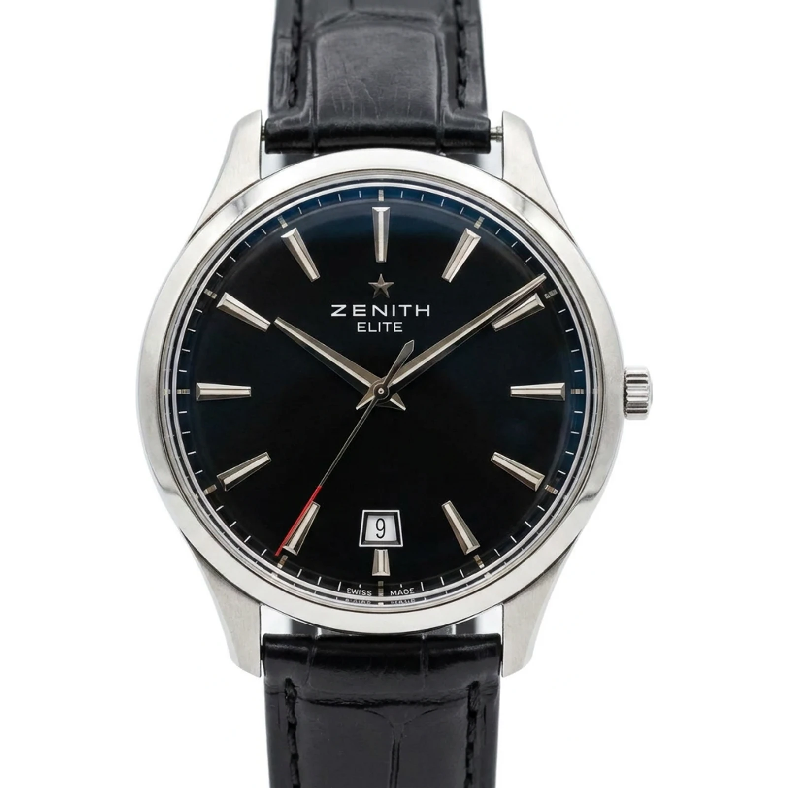 Zenith Captain Central Second Black Dial 03.2020.670/21.C493