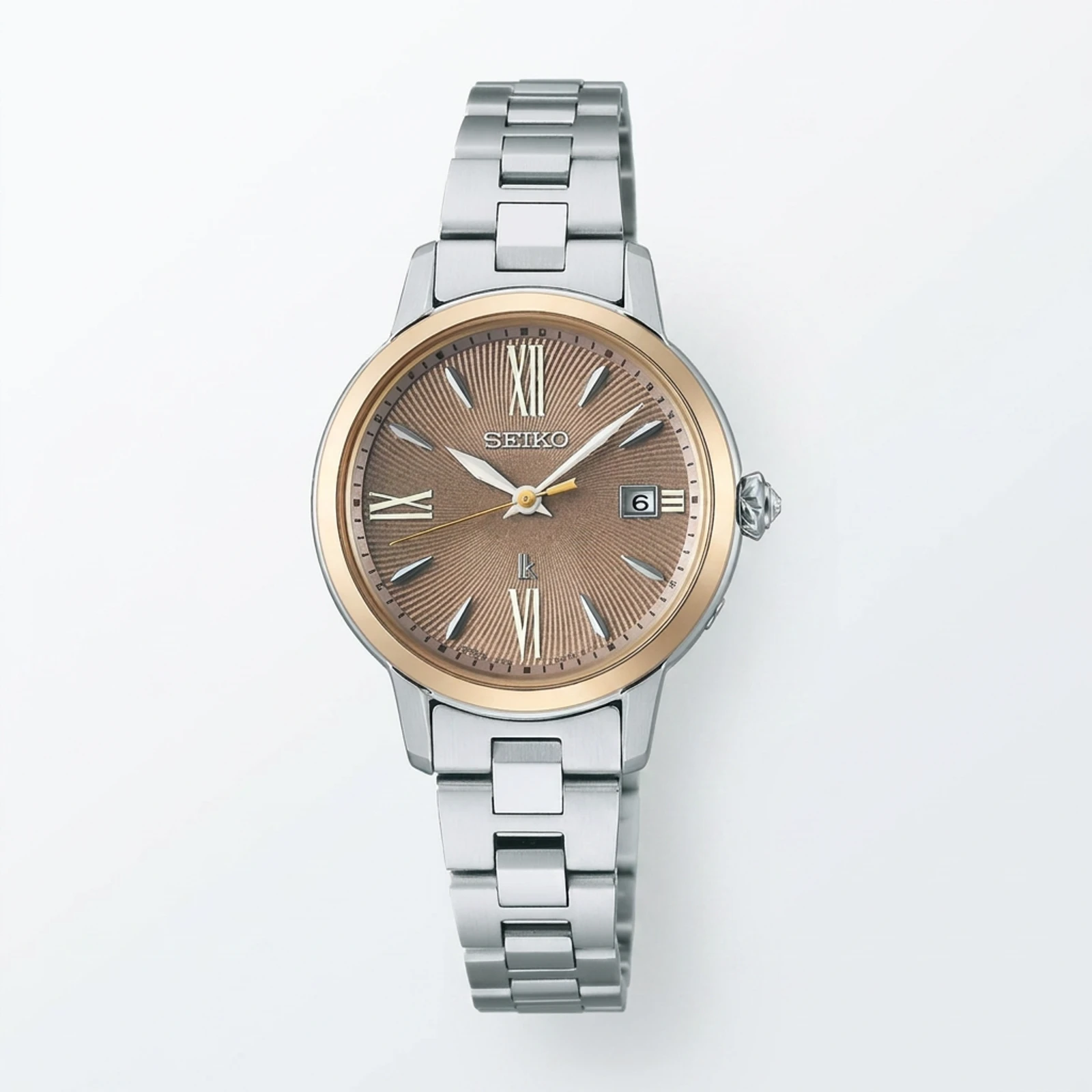 Seiko Lukia Grow SSVW208 Brown Dial Solar Radio