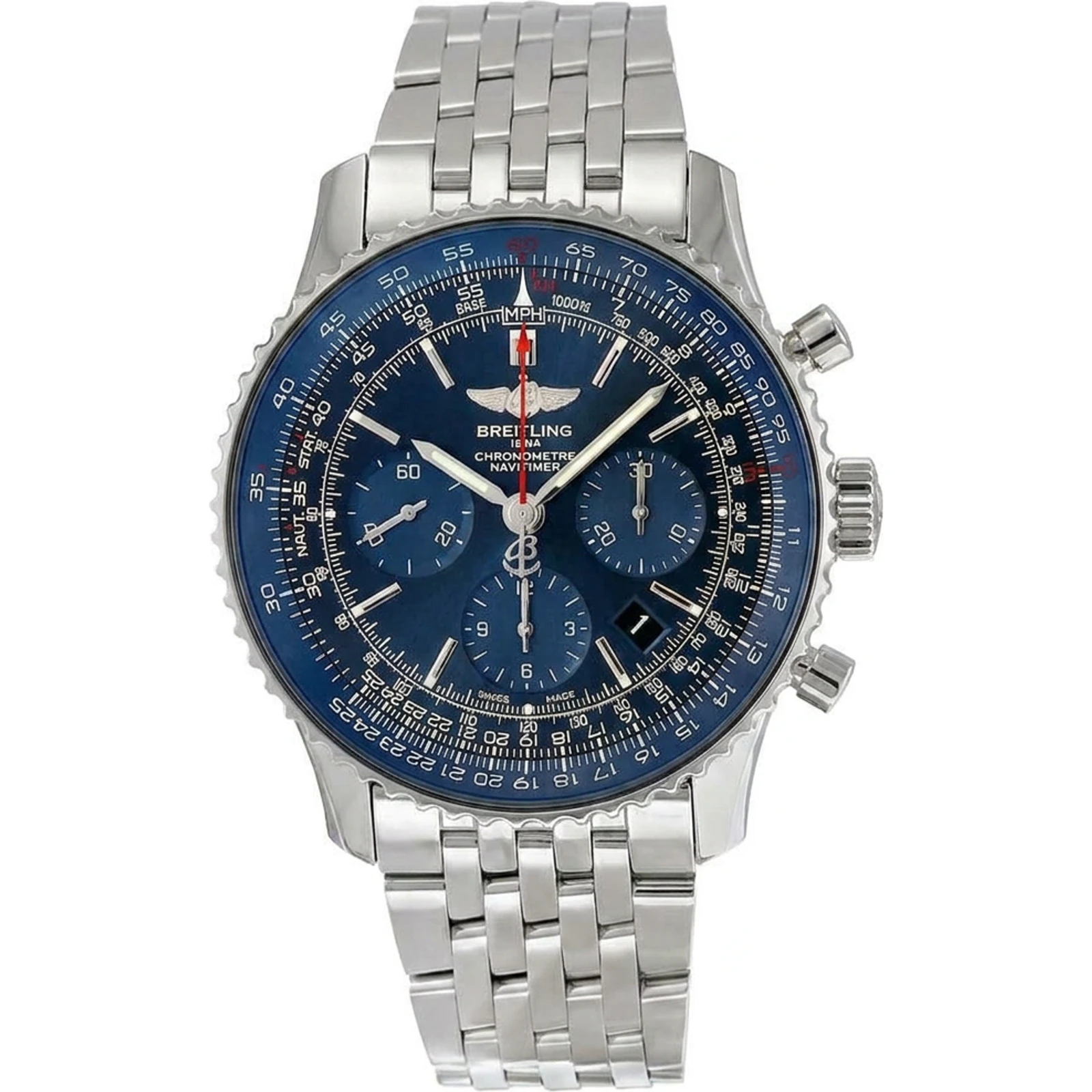 Breitling navitimer 01 blue edition AB012116/BE09(AB0121) Limited to 1000 pieces worldwide