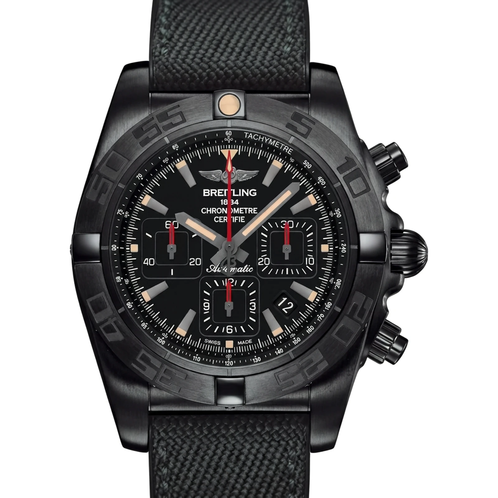 Breitling Chronomat 44 Blacksteel MB0111C3/BE35