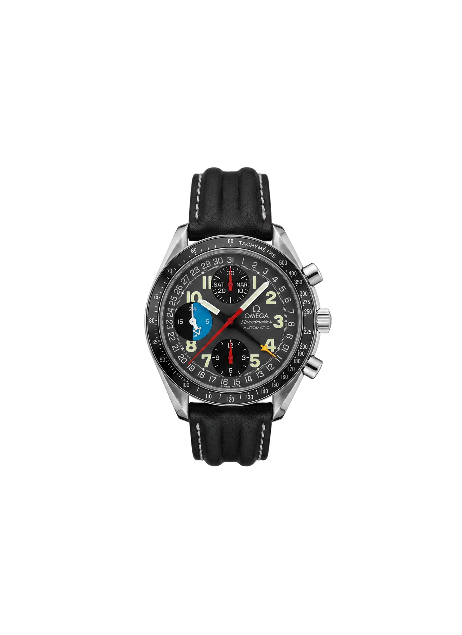 Omega Speedmaster Broad Arrow “Schumacher — Five Times World Champion” (Red Gold, Strap) 3659.50.31