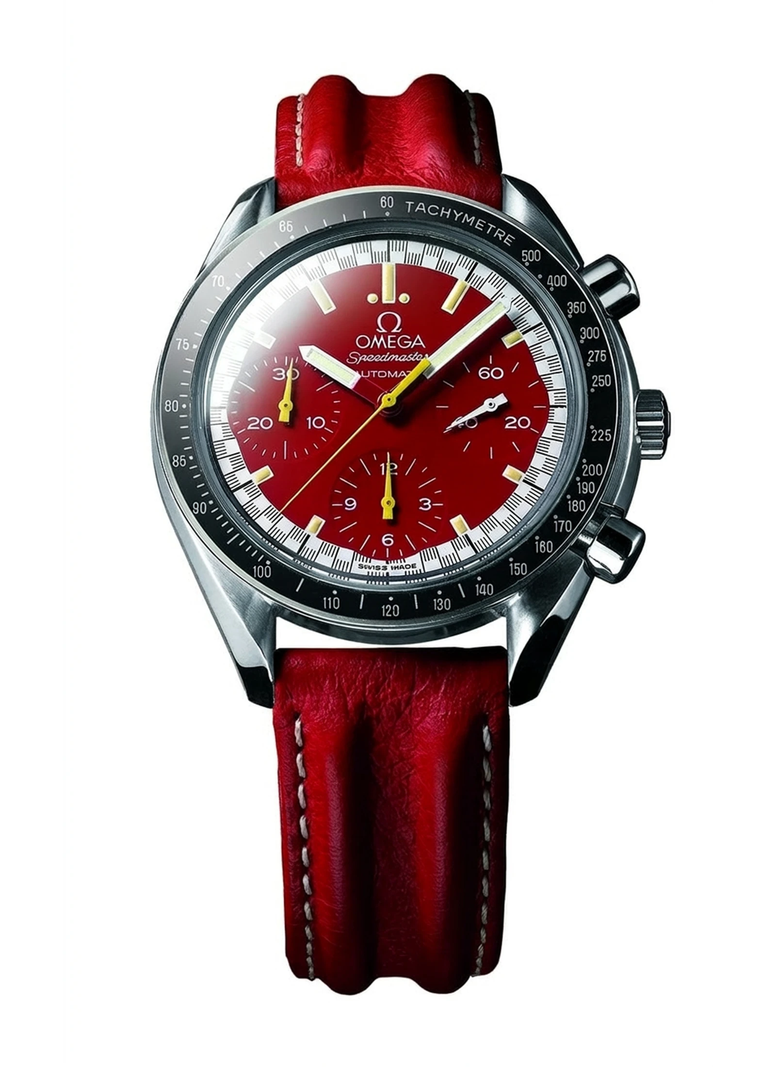 Omega Speedmaster Reduced “Schumacher” Racing (Blue, Strap) 3810.81.08