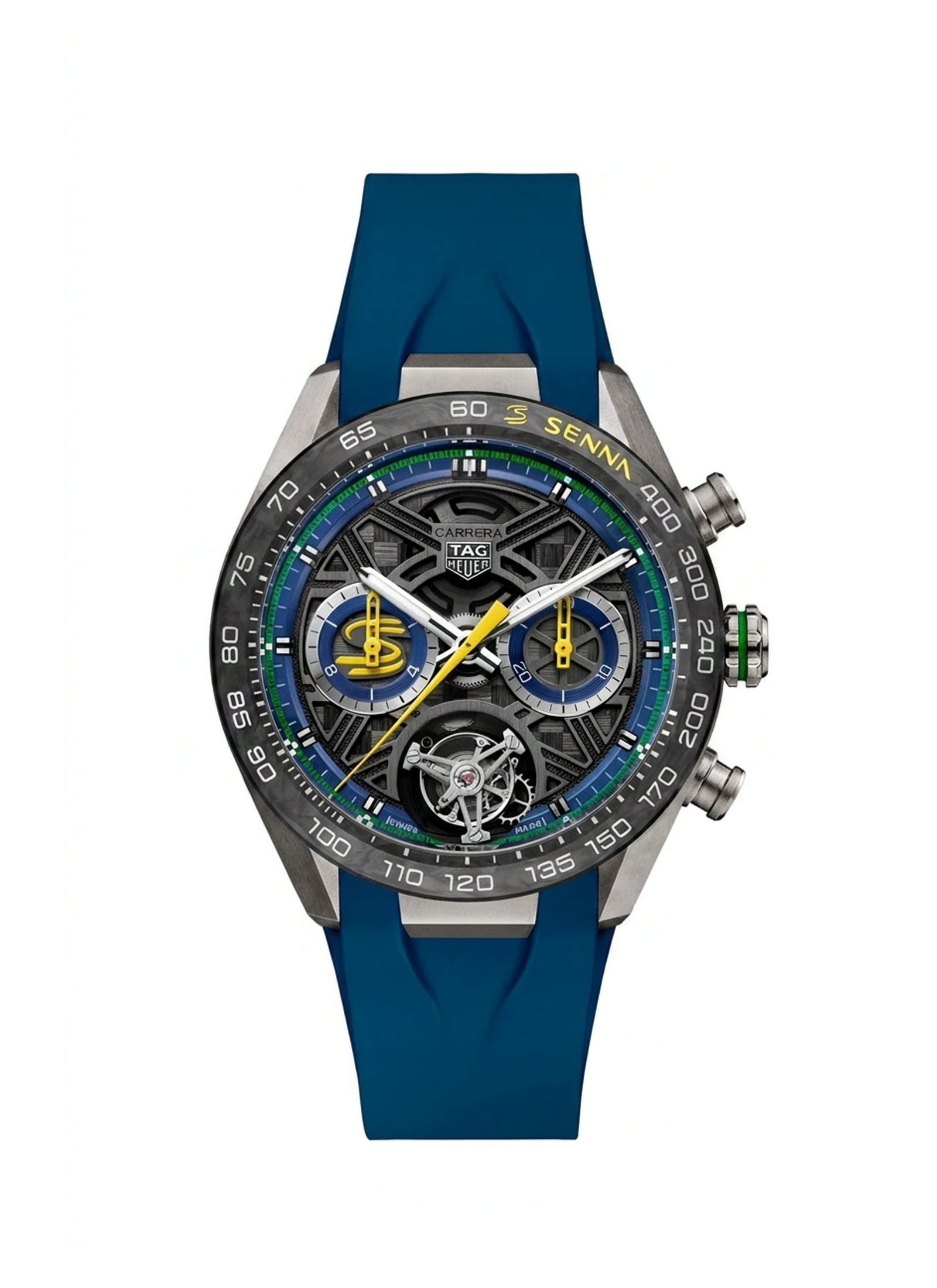 TAG Heuer Carrera Chronograph Tourbillon Extreme Sport x Senna CBU5081.FT6274