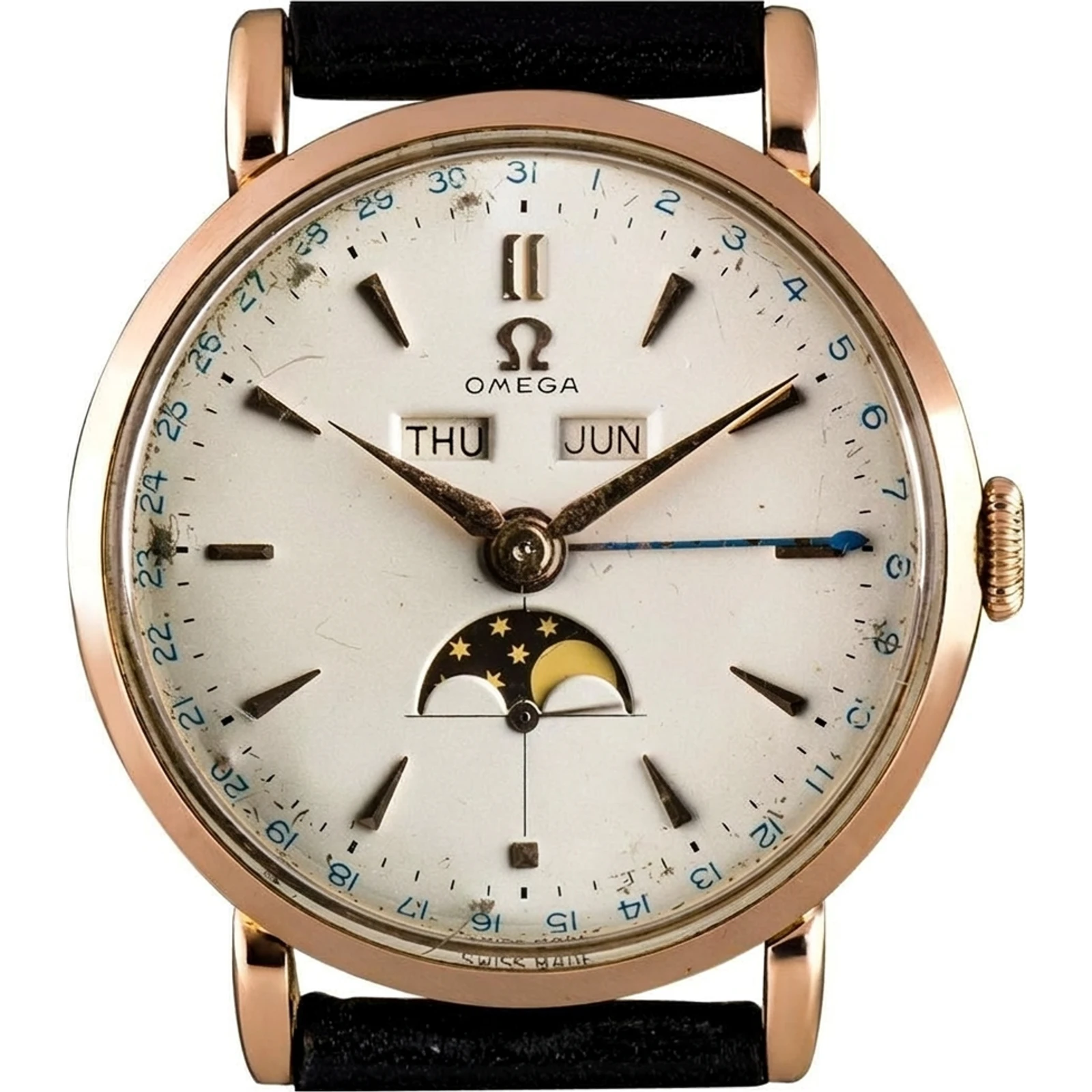 Omega Cosmic Triple Calendar Moonphase 2473