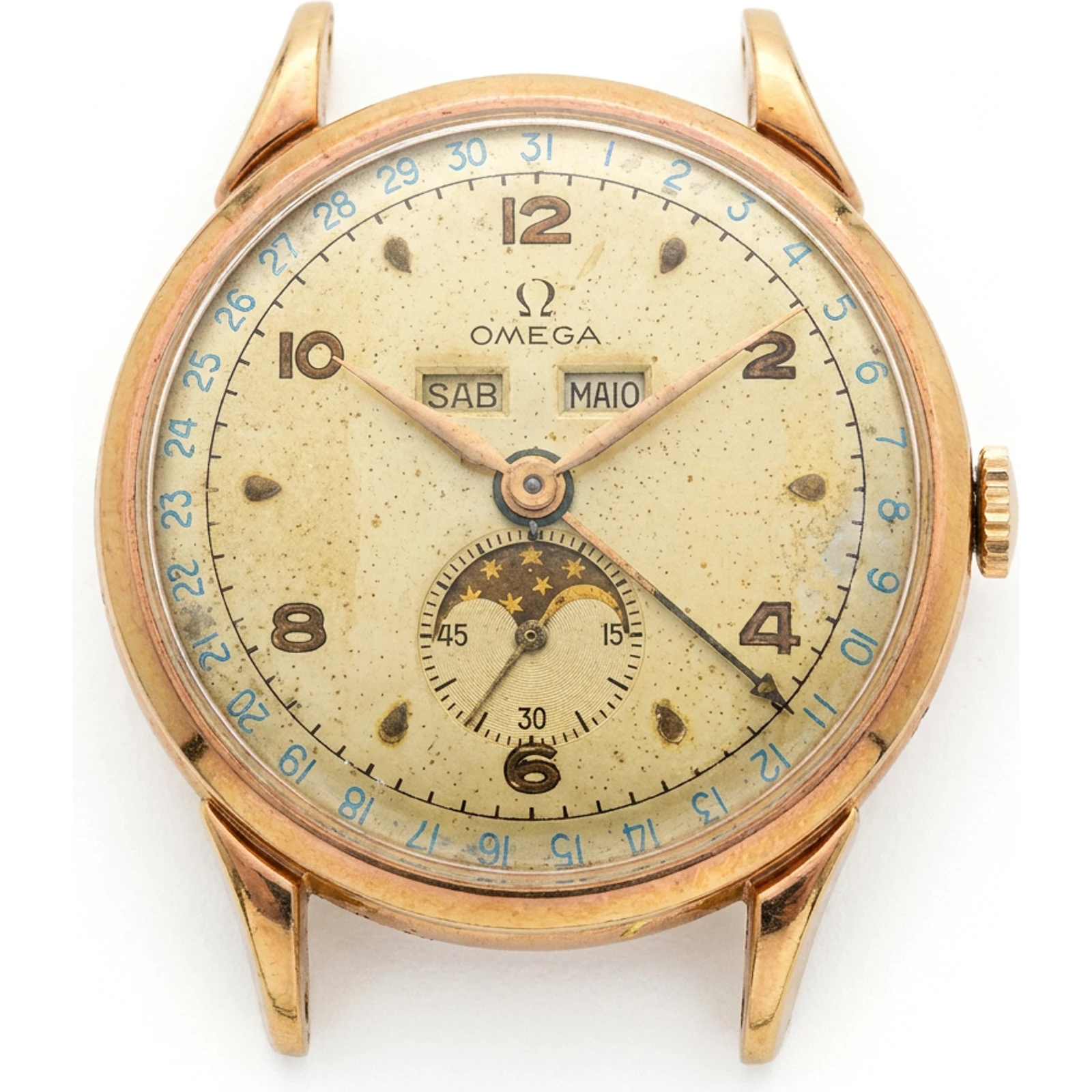 Omega Cosmic Triple Calendar Moonphase 2486-2