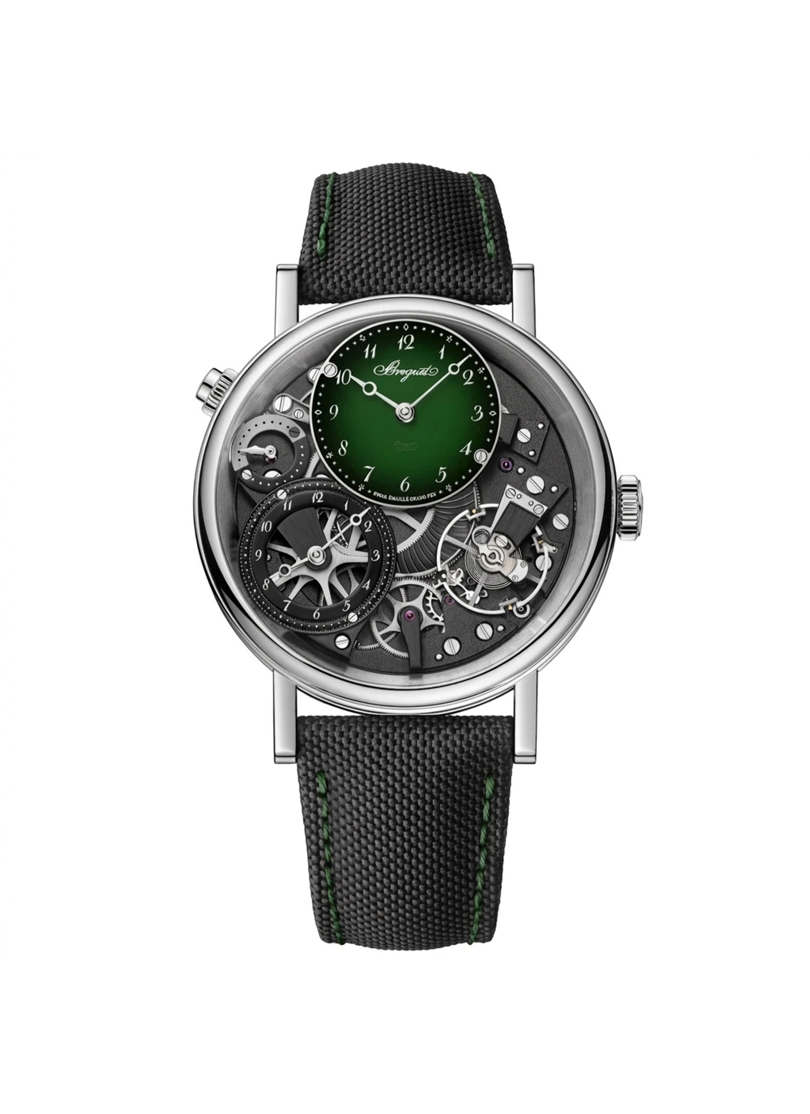 Breguet Tradition GMT 7067 Platinum Enamel 7067PT/NM/5W6