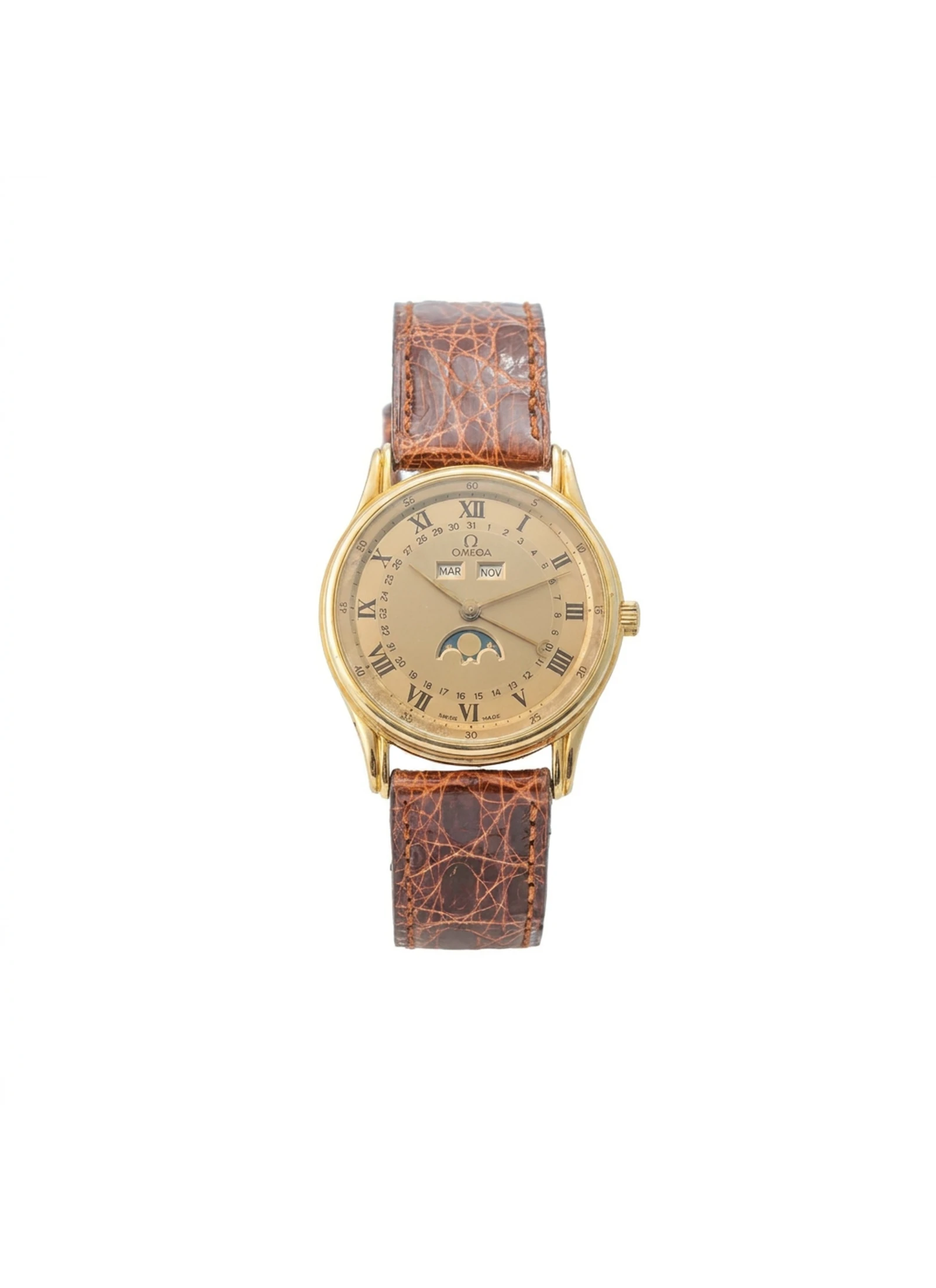 Omega De Ville Triple Calendar Moonphase 156.003