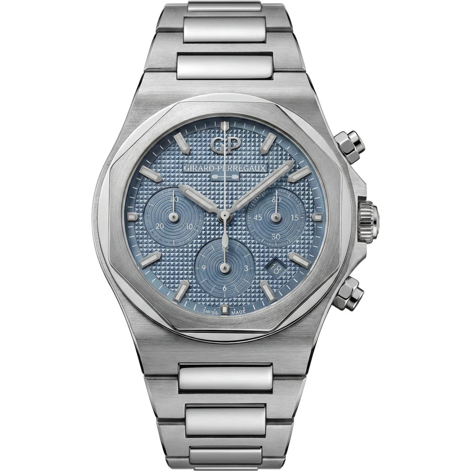 Girard-Perregaux Laureato Chronograph Ice Blue 81020-11-3370-1GM