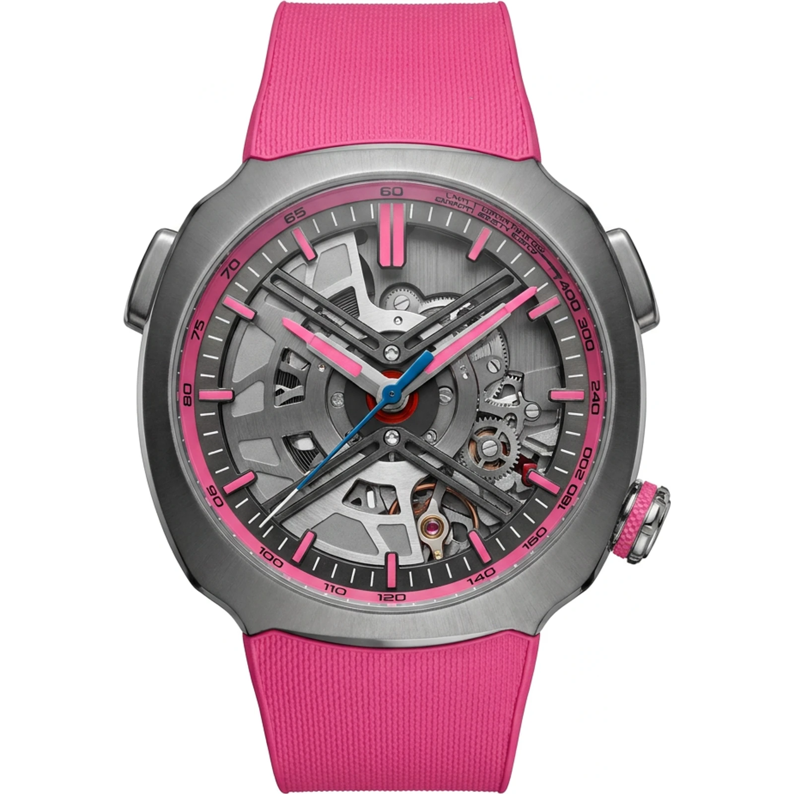 H. Moser & Cie. Streamliner Alpine Drivers And Mechanics Pink Editions 6700-1201