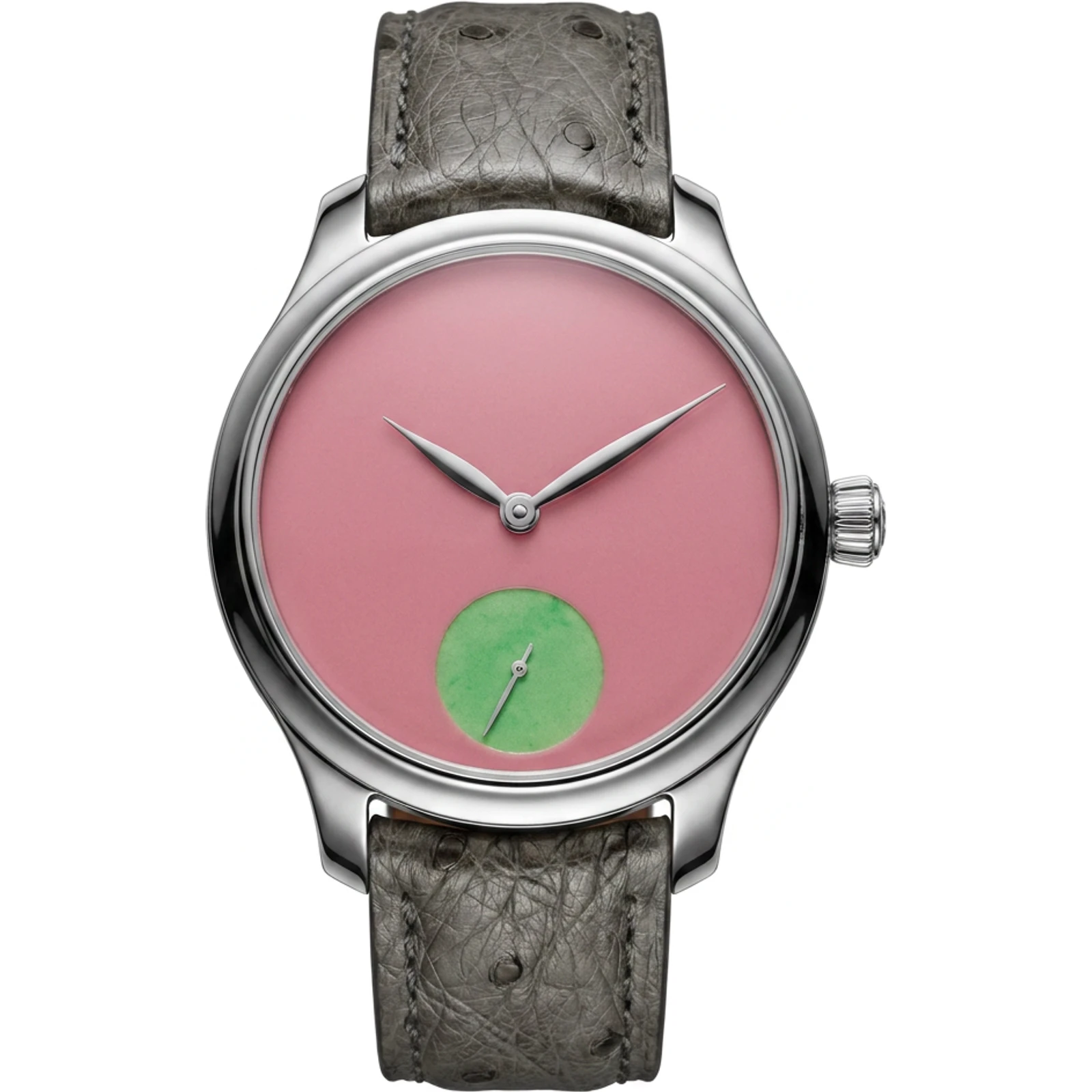 H. Moser & Cie. Endeavour Small Seconds Concept Pop Pink Opal And Burmese Jade 1202-1203