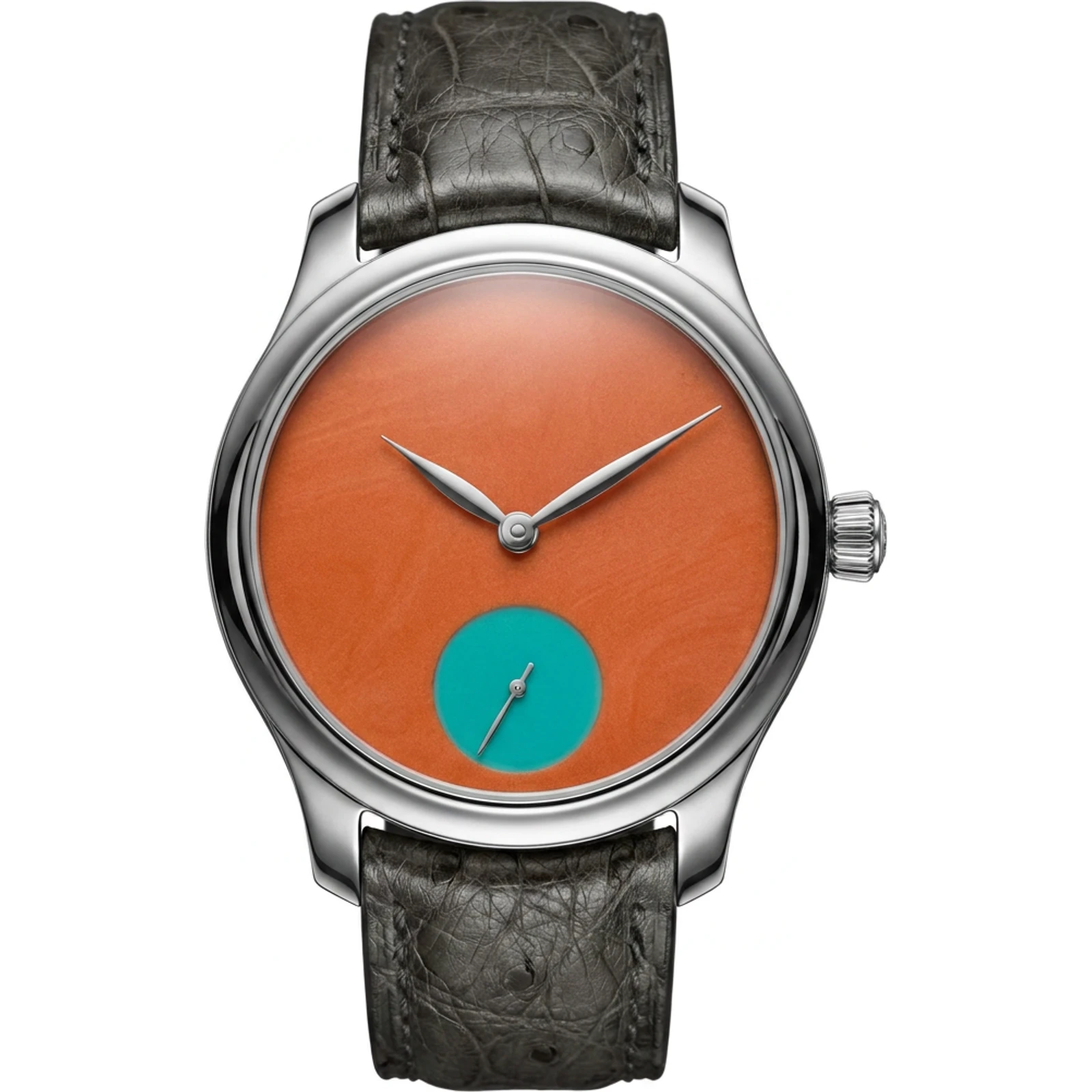H. Moser & Cie. Endeavour Small Seconds Concept Pop Deep Orange Coral And Turquoise 1202-1206