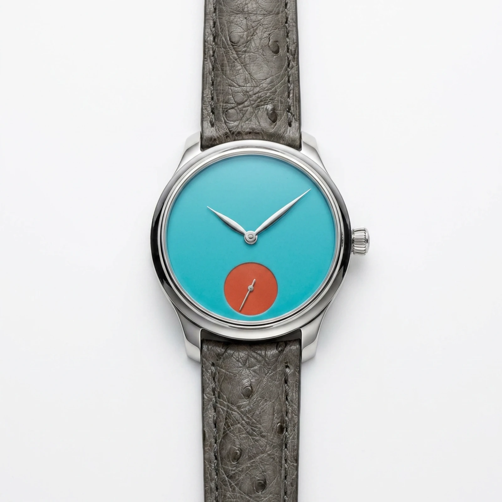 H. Moser & Cie. Endeavour Small Seconds Concept Pop Turquoise And Deep Orange Coral 1202-1200