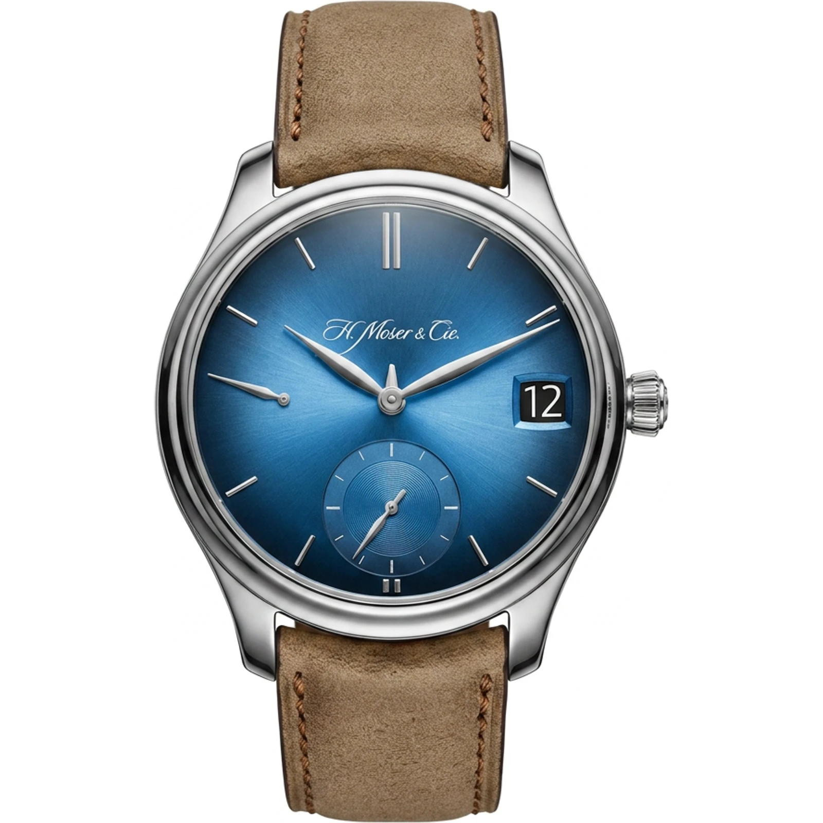 H. Moser & Cie. Endeavour Perpetual Calendar Funky Blue Fume 1800-0204
