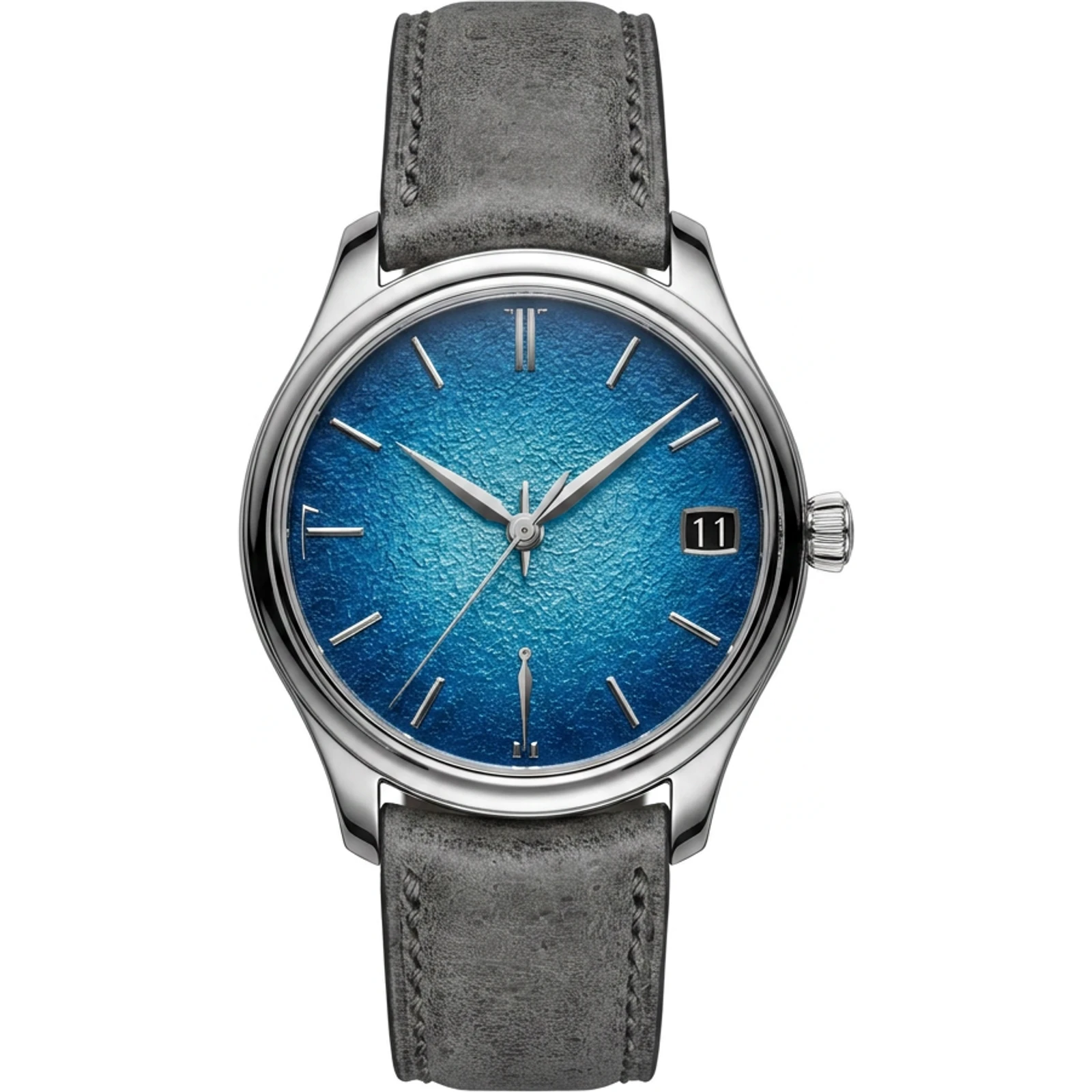 H. Moser & Cie. Endeavour Perpetual Calendar Abyss Blue Fume Grand Feu Enamel 1800-2000