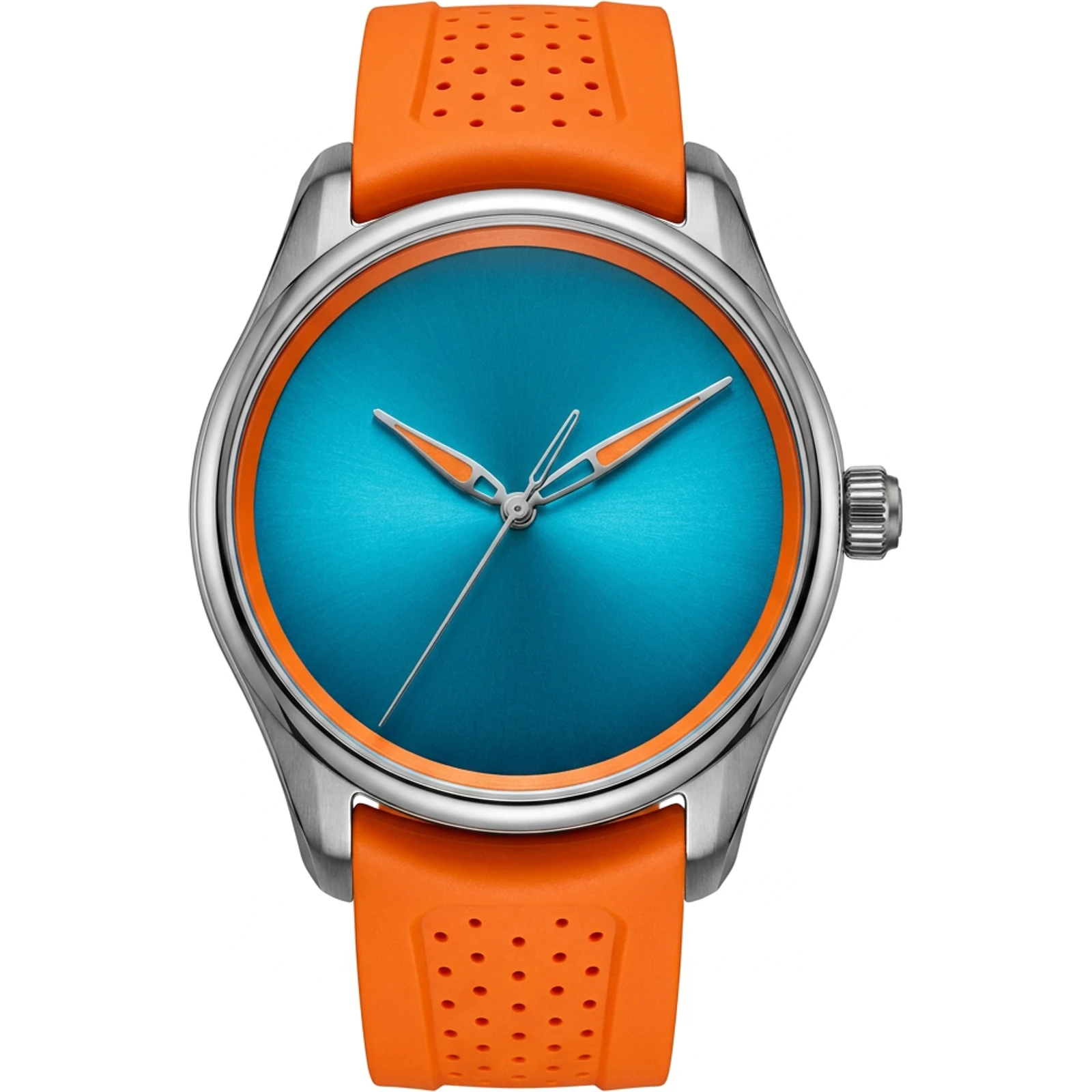 H. Moser & Cie. Pioneer Centre Seconds Spiced Aqua Steel Black Dlc 3201-1205