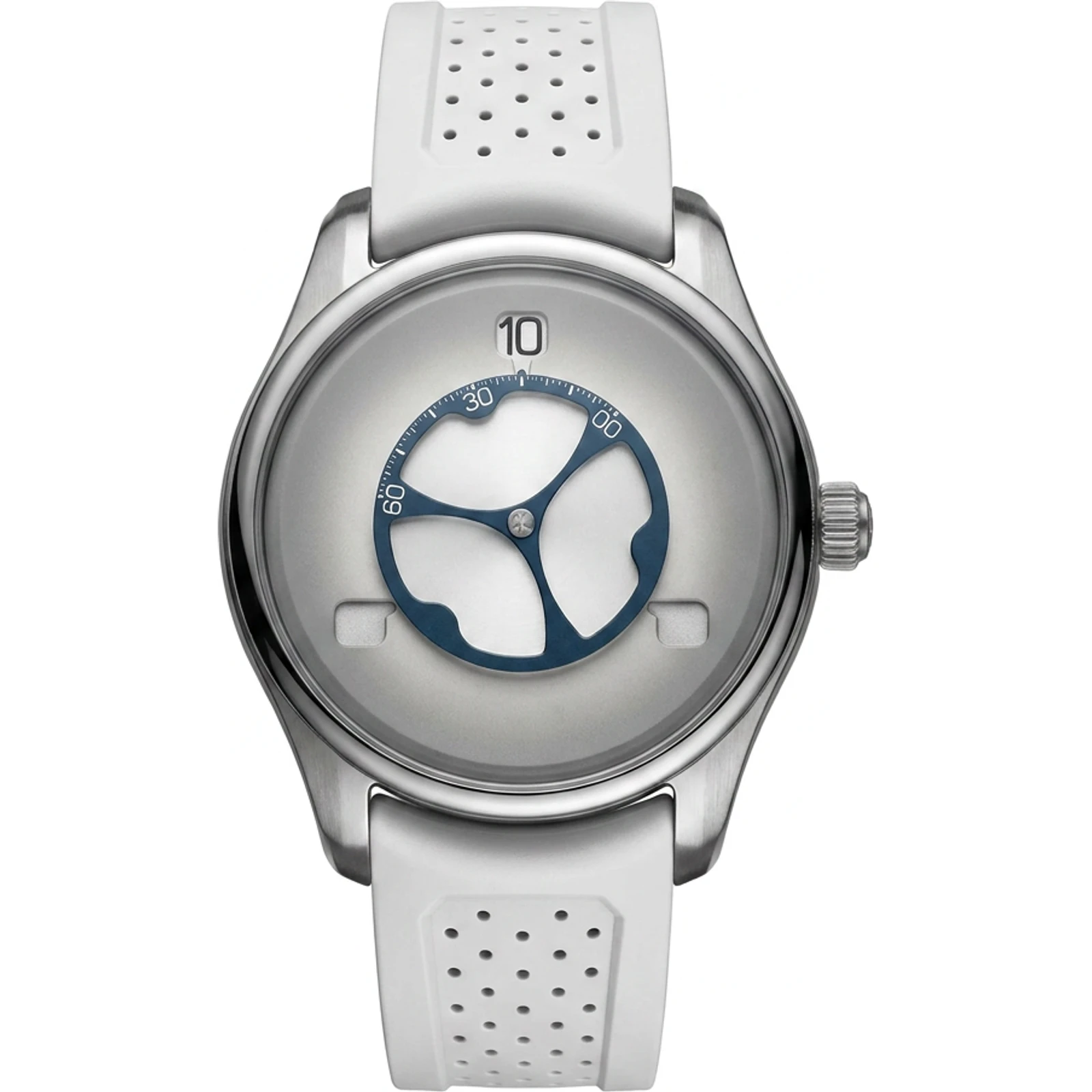 H. Moser & Cie. Pioneer Flying Hours White Fume 3240-1200
