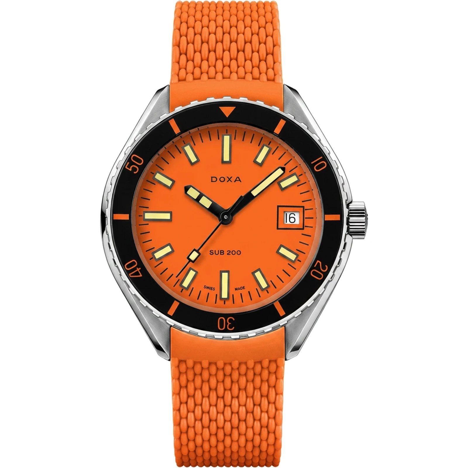 Doxa Professional - Sapphire / Rubber, small 799.15.351.21