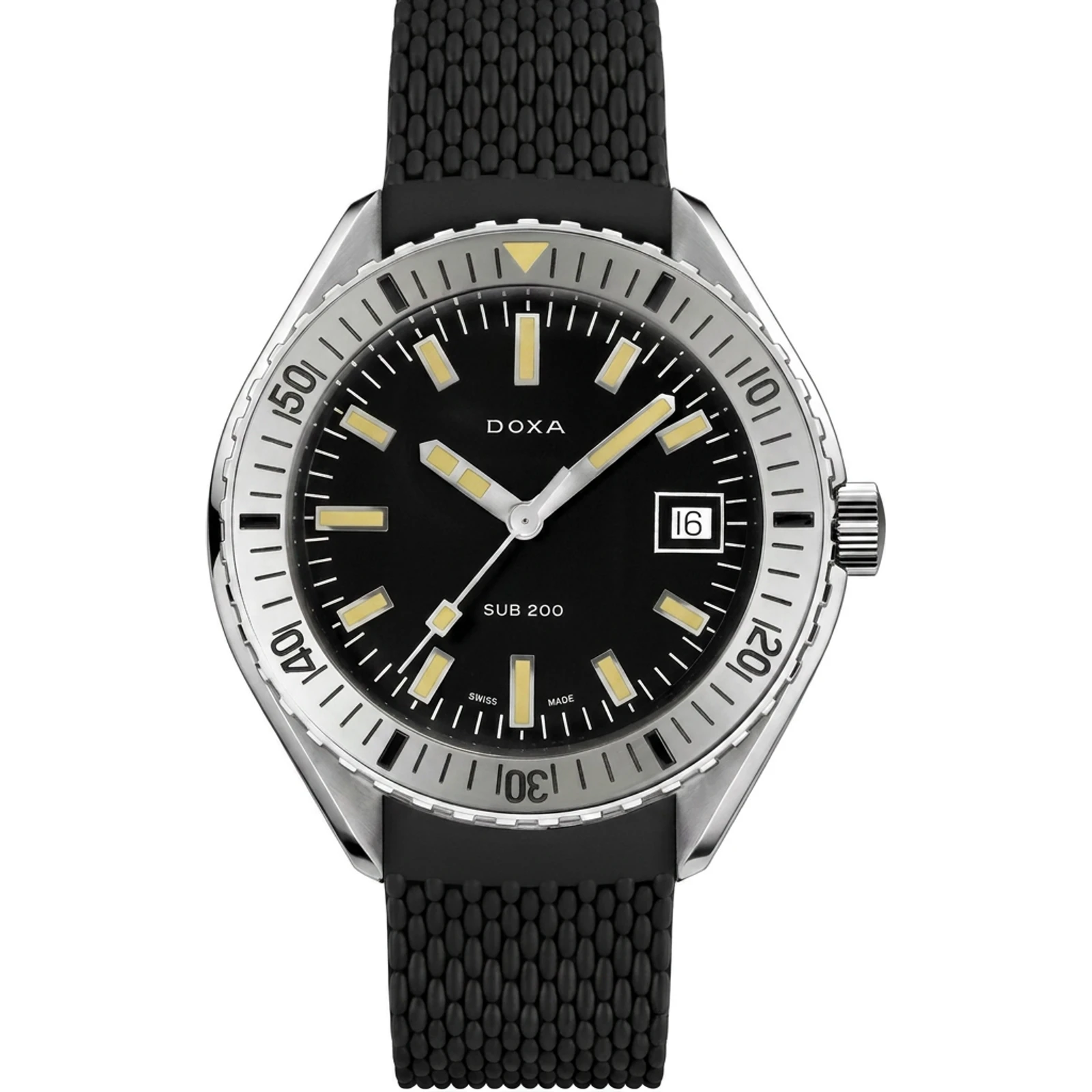 Doxa Sharkhunter - Stainless steel / Rubber, standard 796.10.101.20