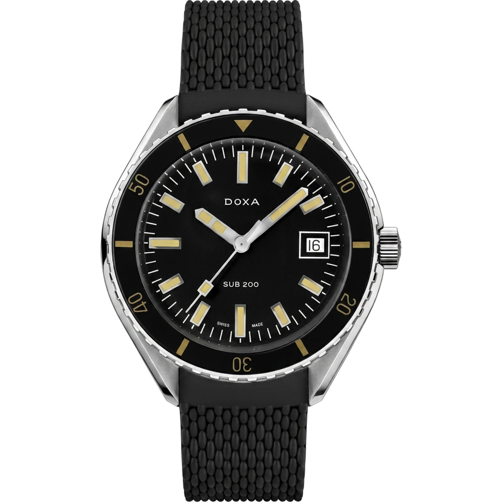 Doxa Sharkhunter - Sapphire / Rubber, small 799.15.101.20
