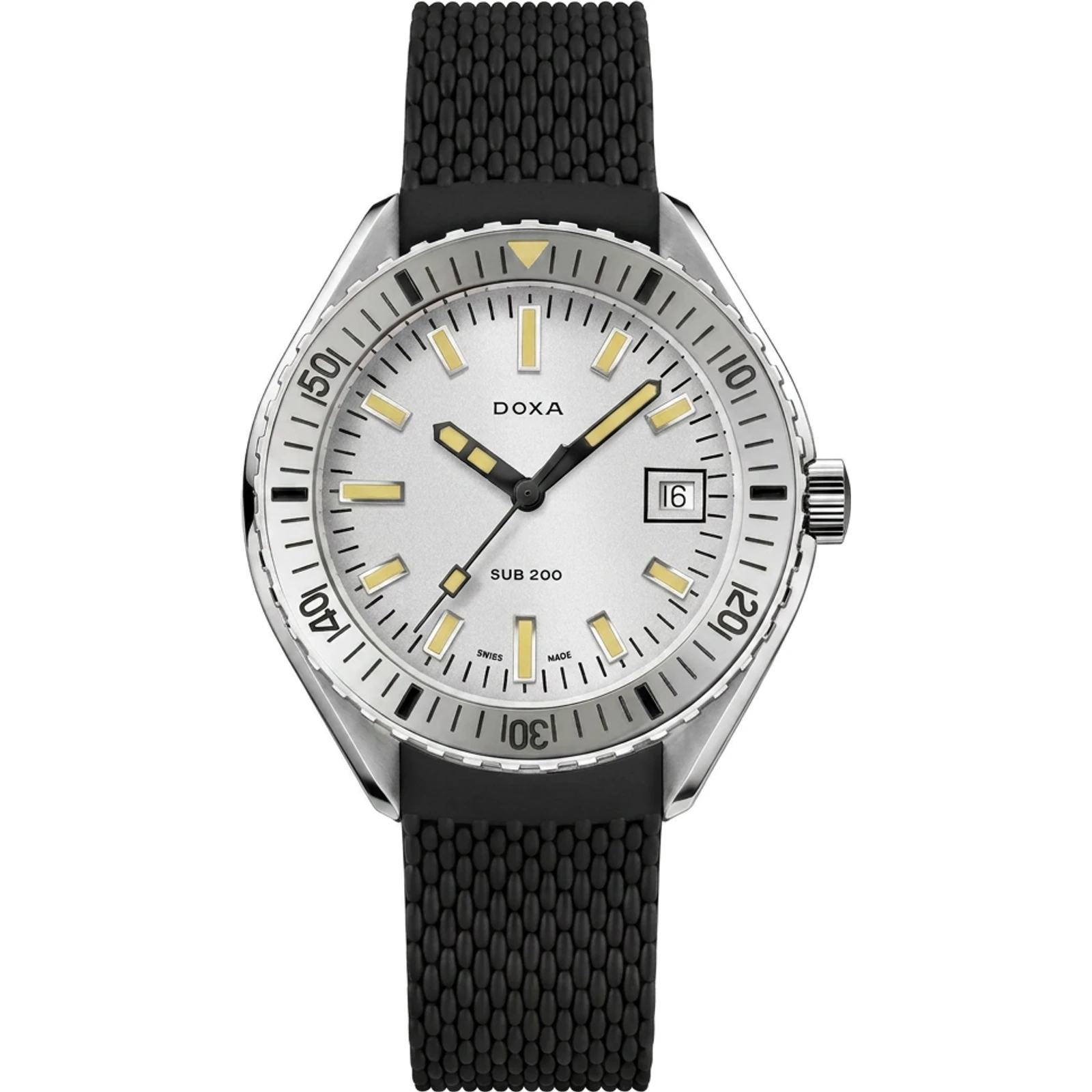 Doxa Searambler - Stainless steel / Rubber, standard 796.10.021.20