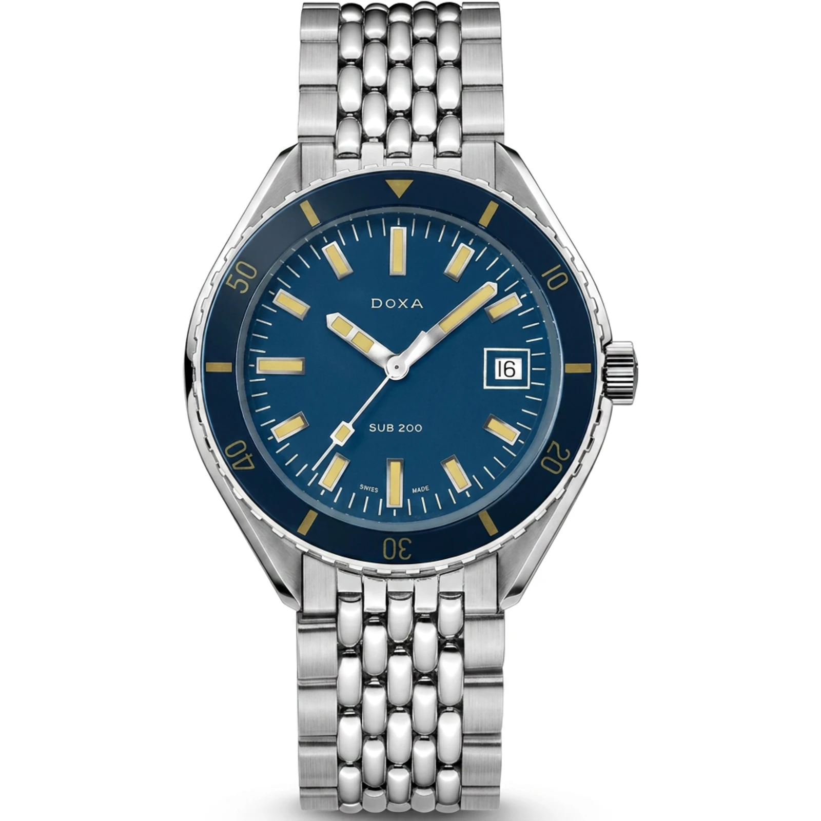 Doxa Caribbean - Sapphire / Stainless Steel 799.10.201.10