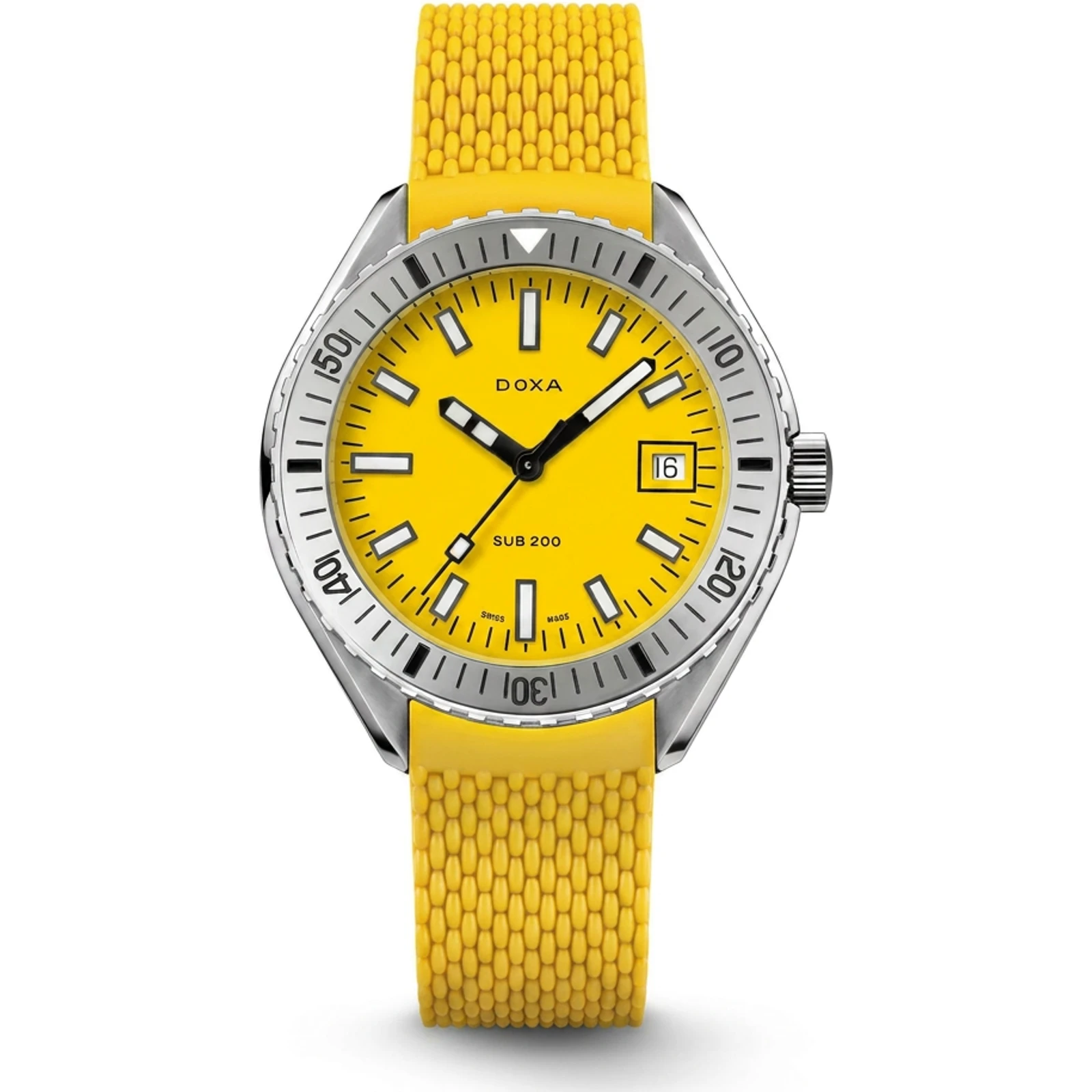 Doxa Divingstar - Stainless steel / Rubber, small 796.15.361.31