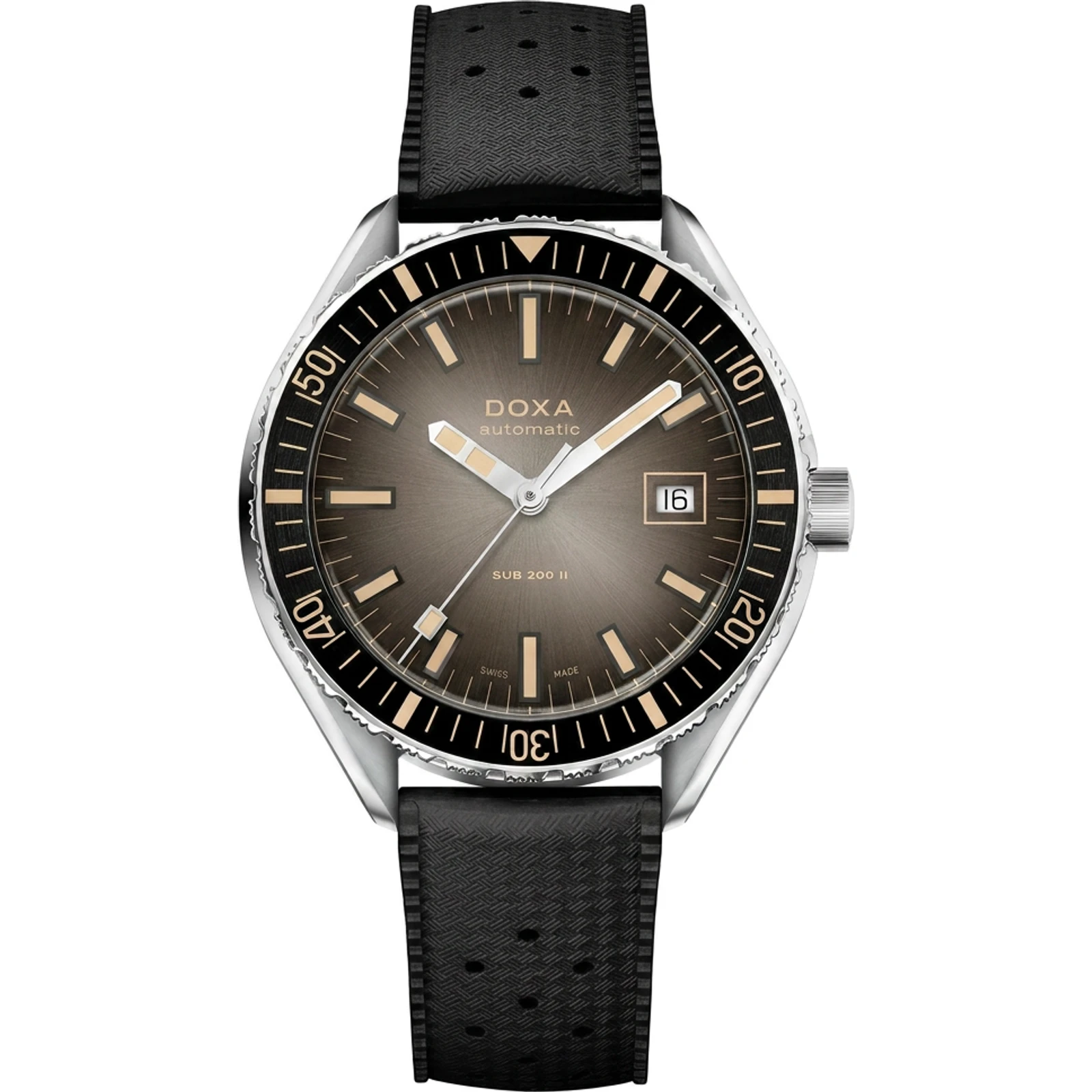Doxa Sharkhunter Vintage - Black / Rubber 795.10.101B.20